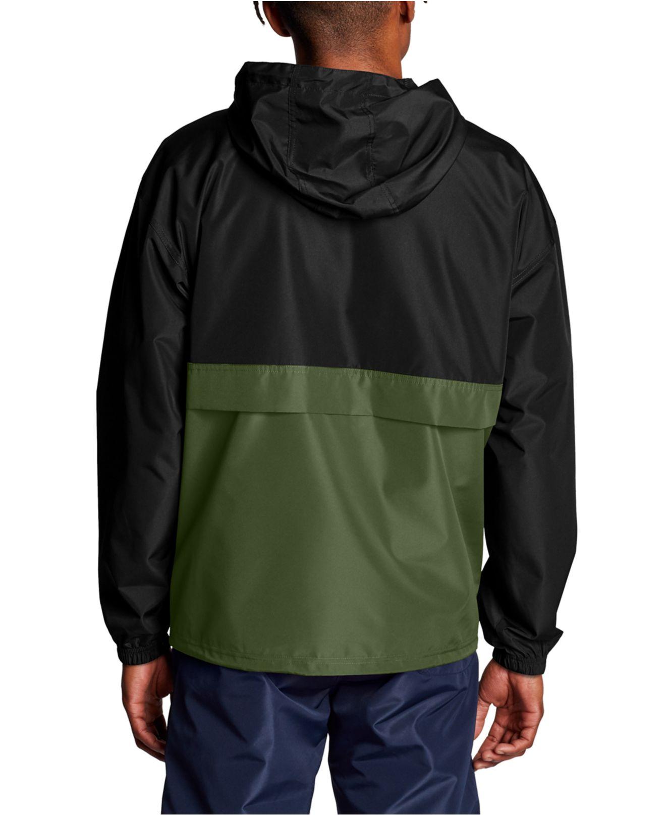 olive green half jacket