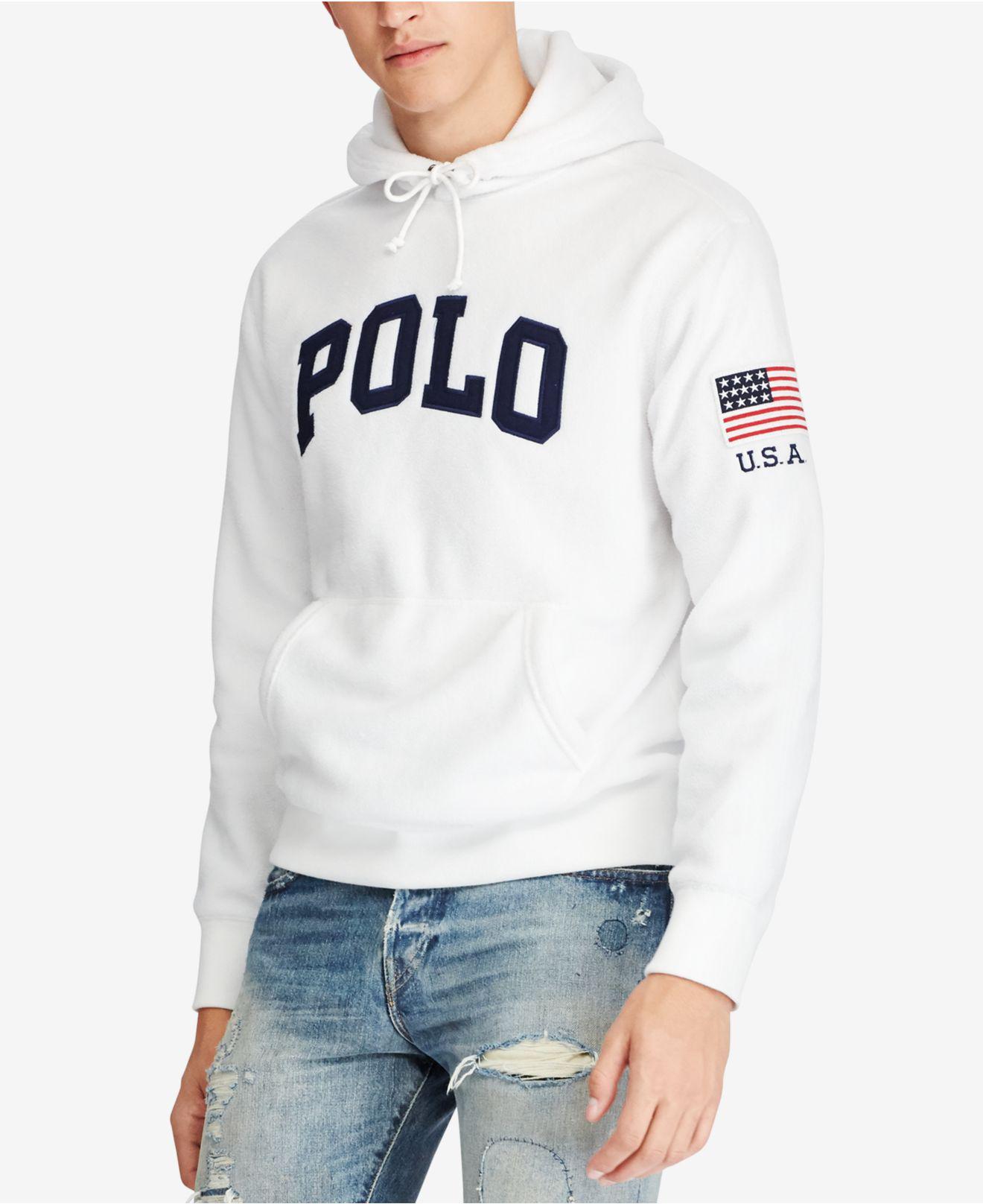 white polo pullover