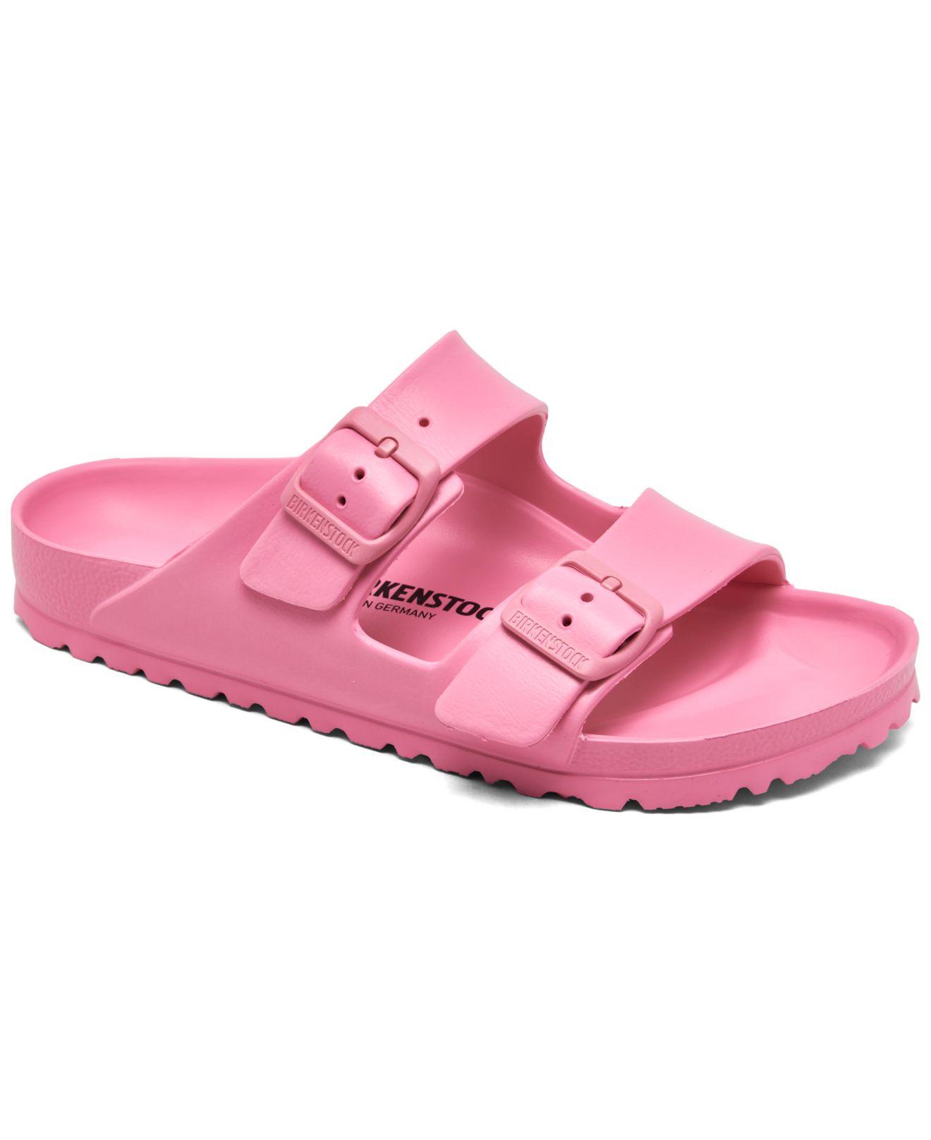 Birkenstock Arizona Essentials Sandals From Finish Line in Pink | Lyst