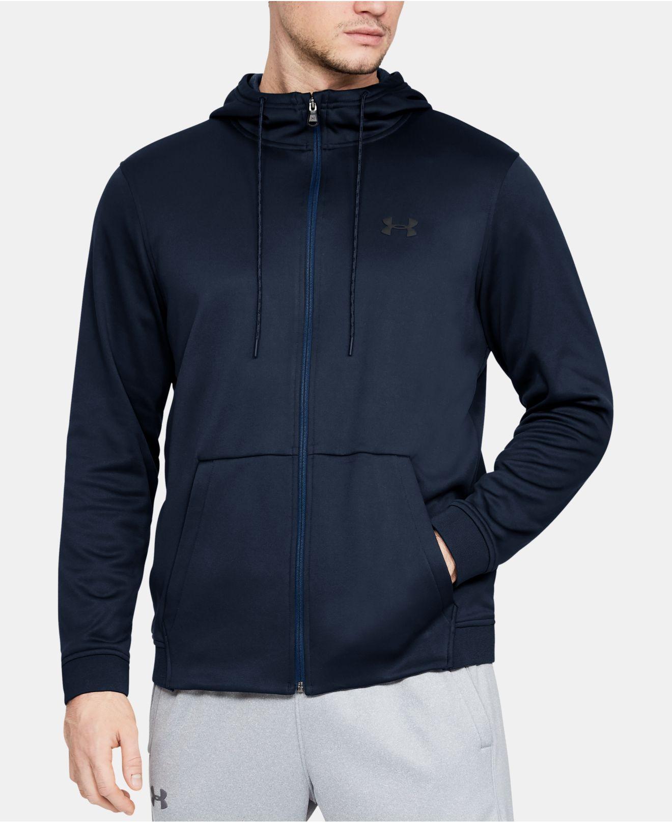 under armour fleece full zip hoodie