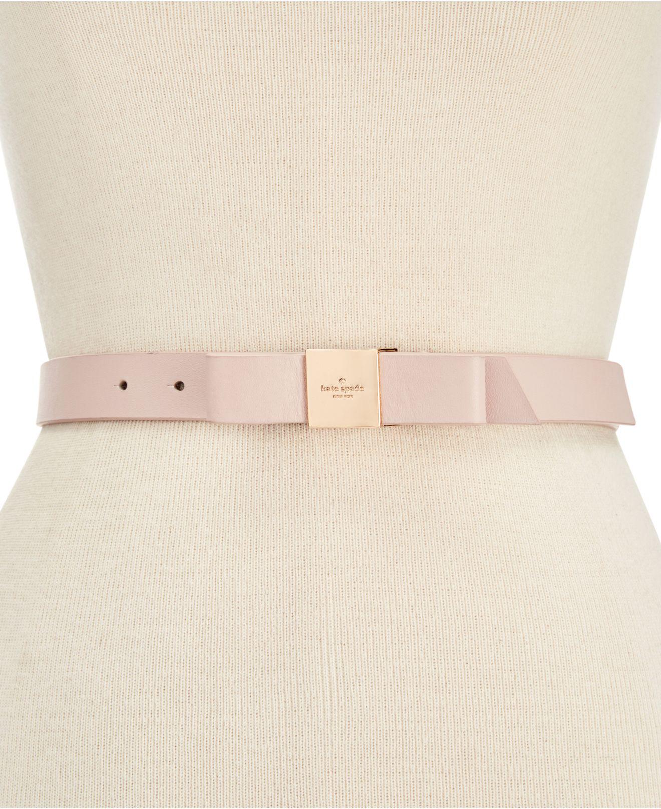 kate spade pink belt