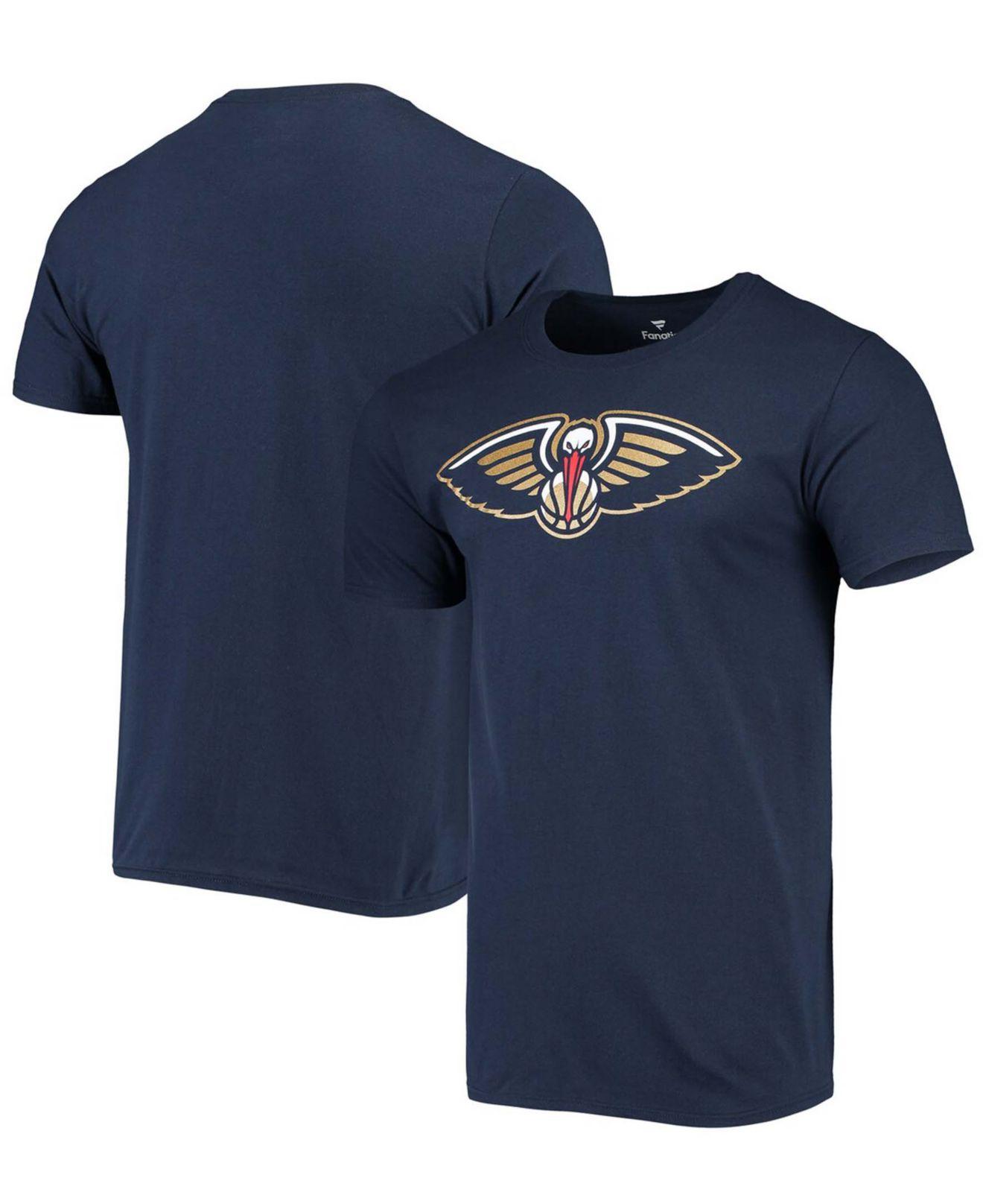 Men's Fanatics Branded Zion Williamson Heathered Navy New Orleans Pelicans  Hoodie Tri-Blend T-Shirt