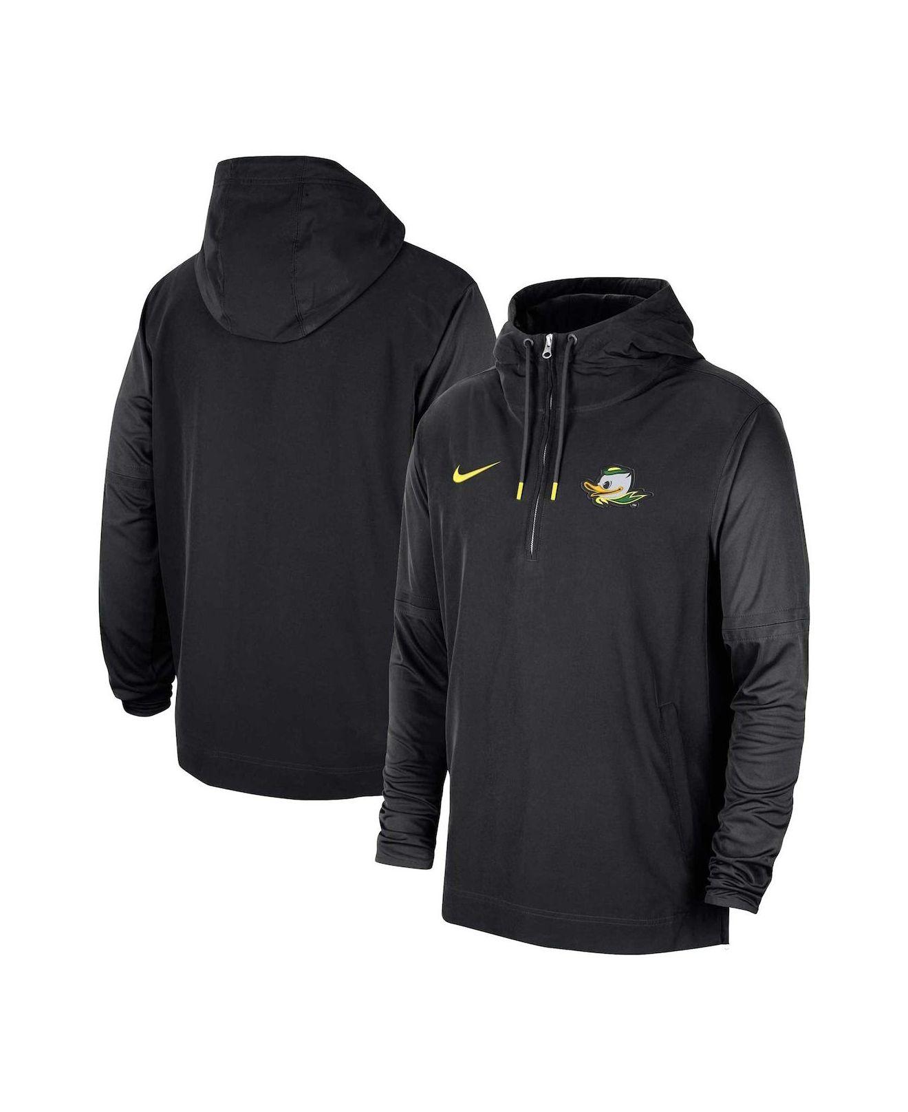 Nike Black Oregon Ducks 2023 Sideline Player Quarter-zip Hoodie Jacket in  Blue for Men | Lyst