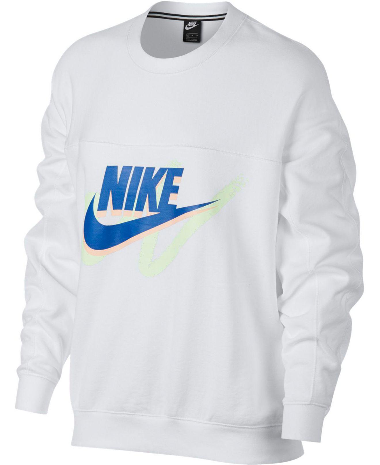 nike archive black scribble logo sweatshirt