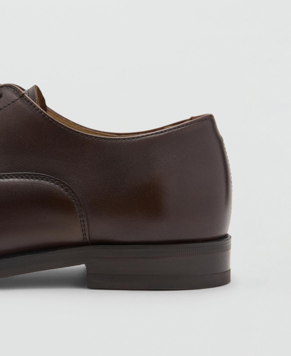 Mango Oxford Style Leather Shoes in Brown for Men | Lyst display picture 2