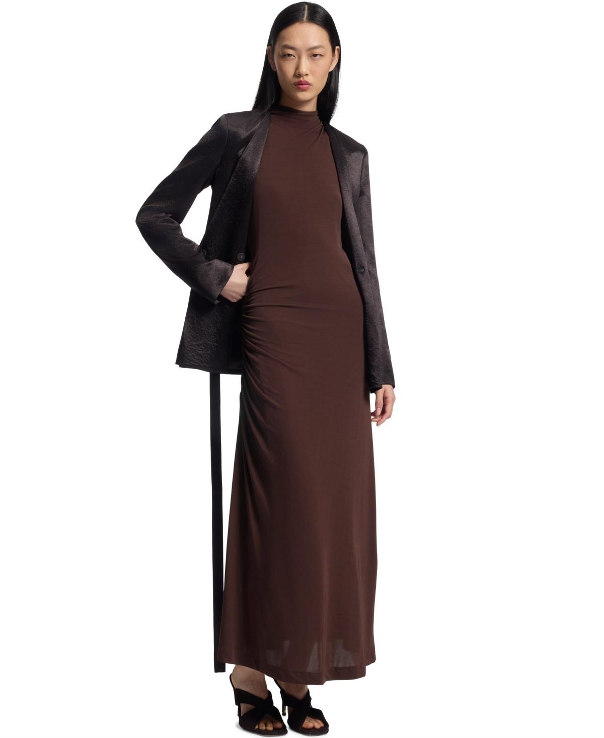 knee length dresses for ladies Poets And Poems Dress: Romantic Lace & Embroidery Cotton Dress
