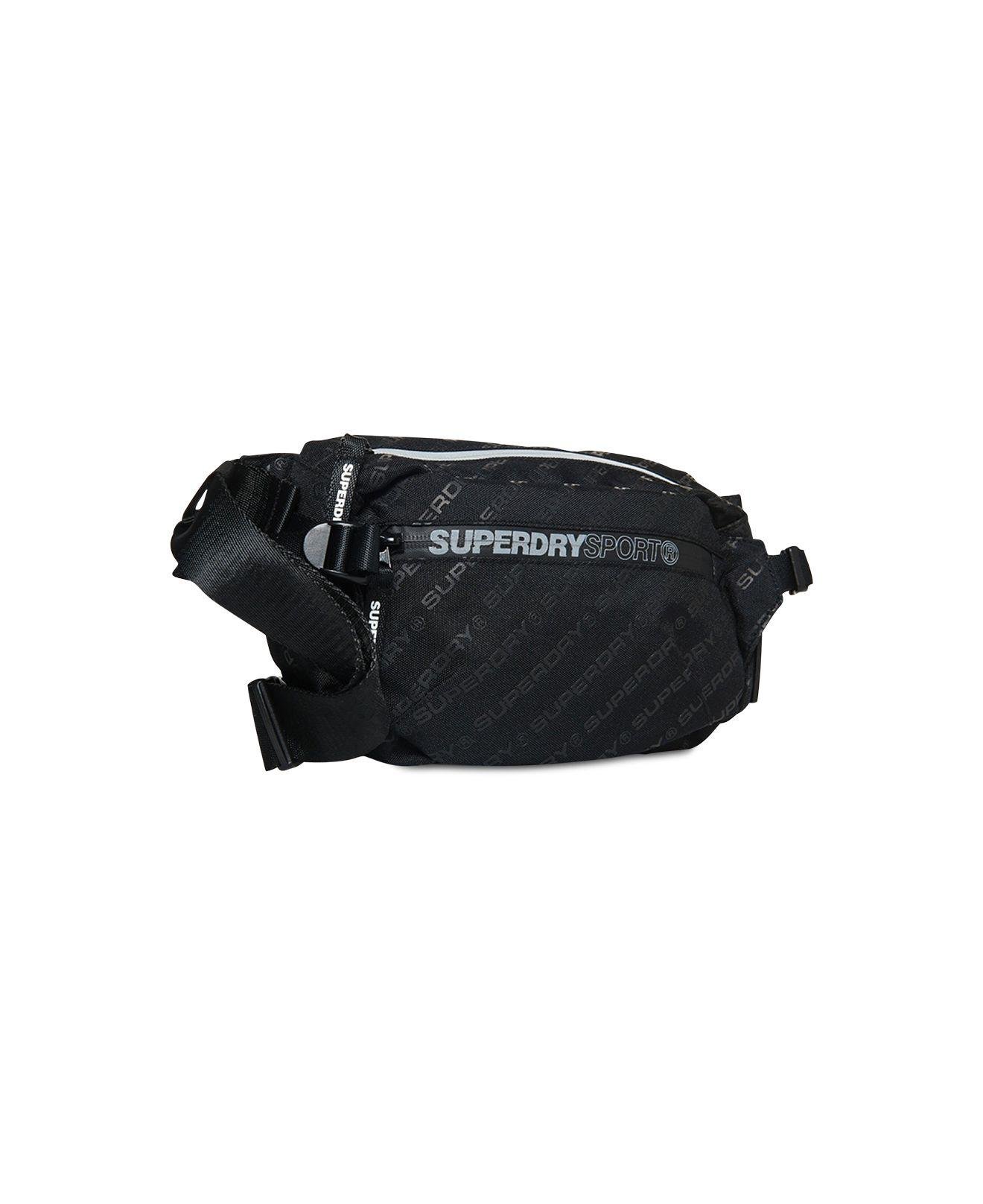 Superdry Sport Bum Bag in Black for Men | Lyst