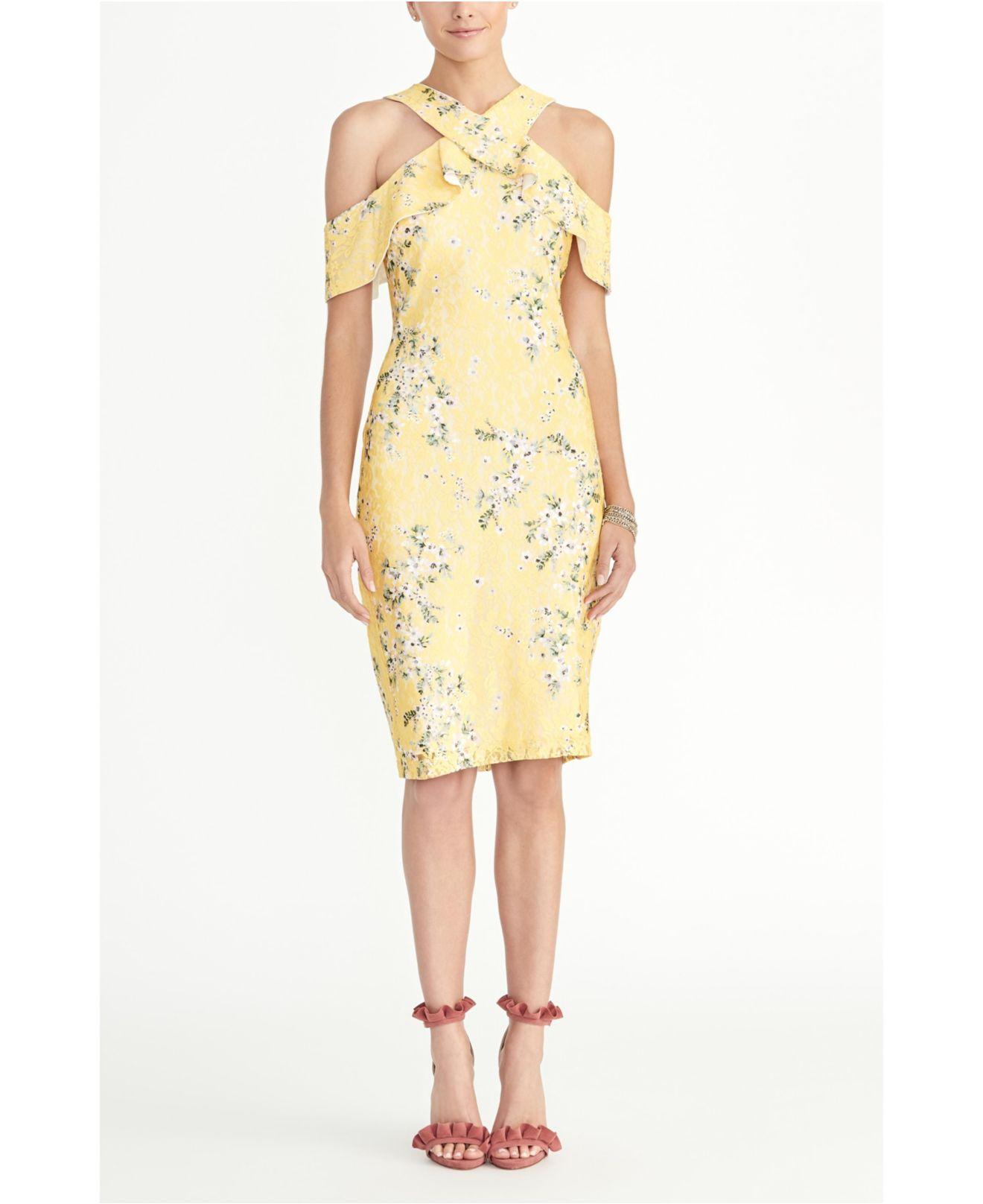 rachel roy yellow dress