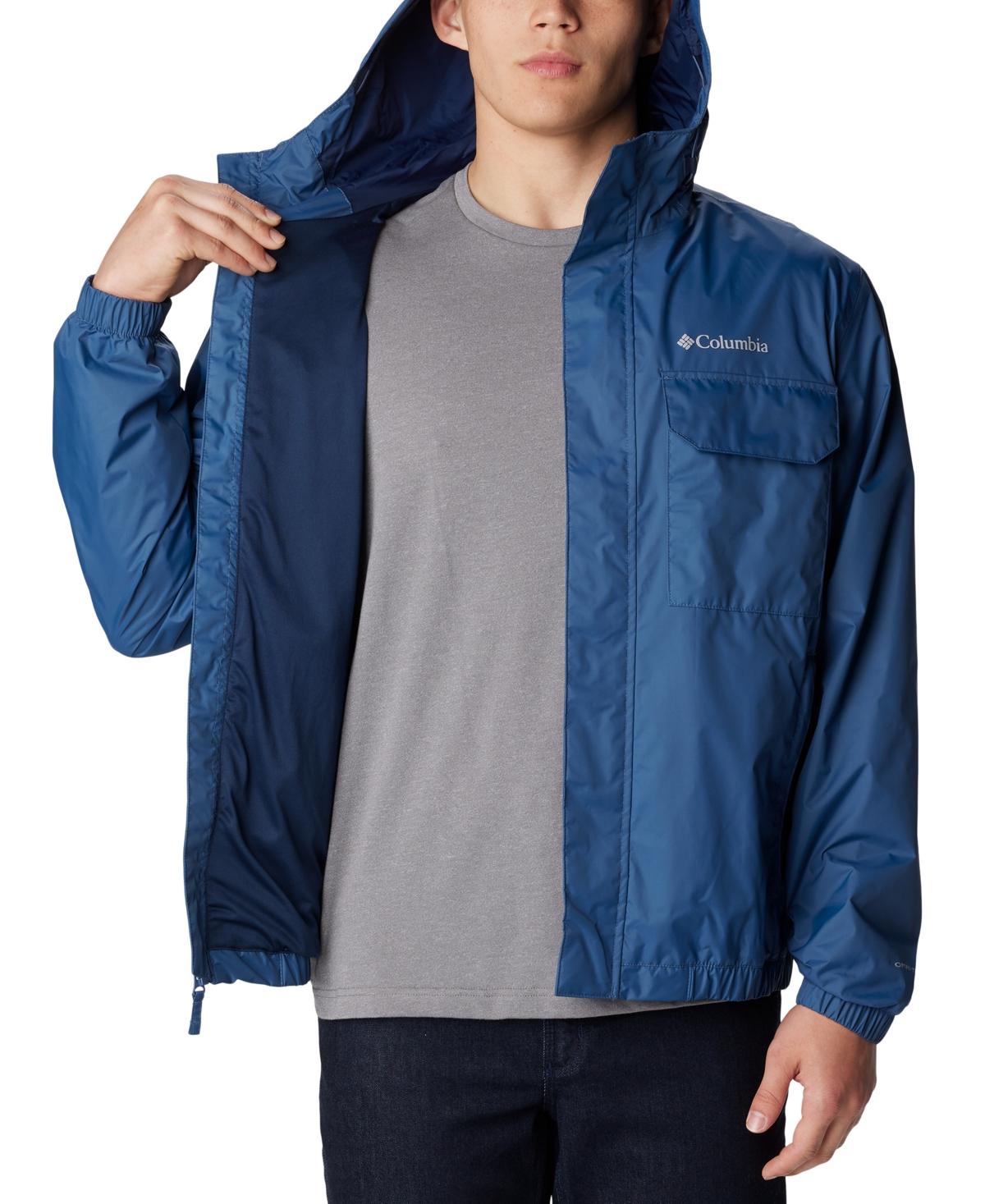 Columbia Lava Canyon Omni tech Full zip Hooded Rain Jacket in Blue for Men Lyst