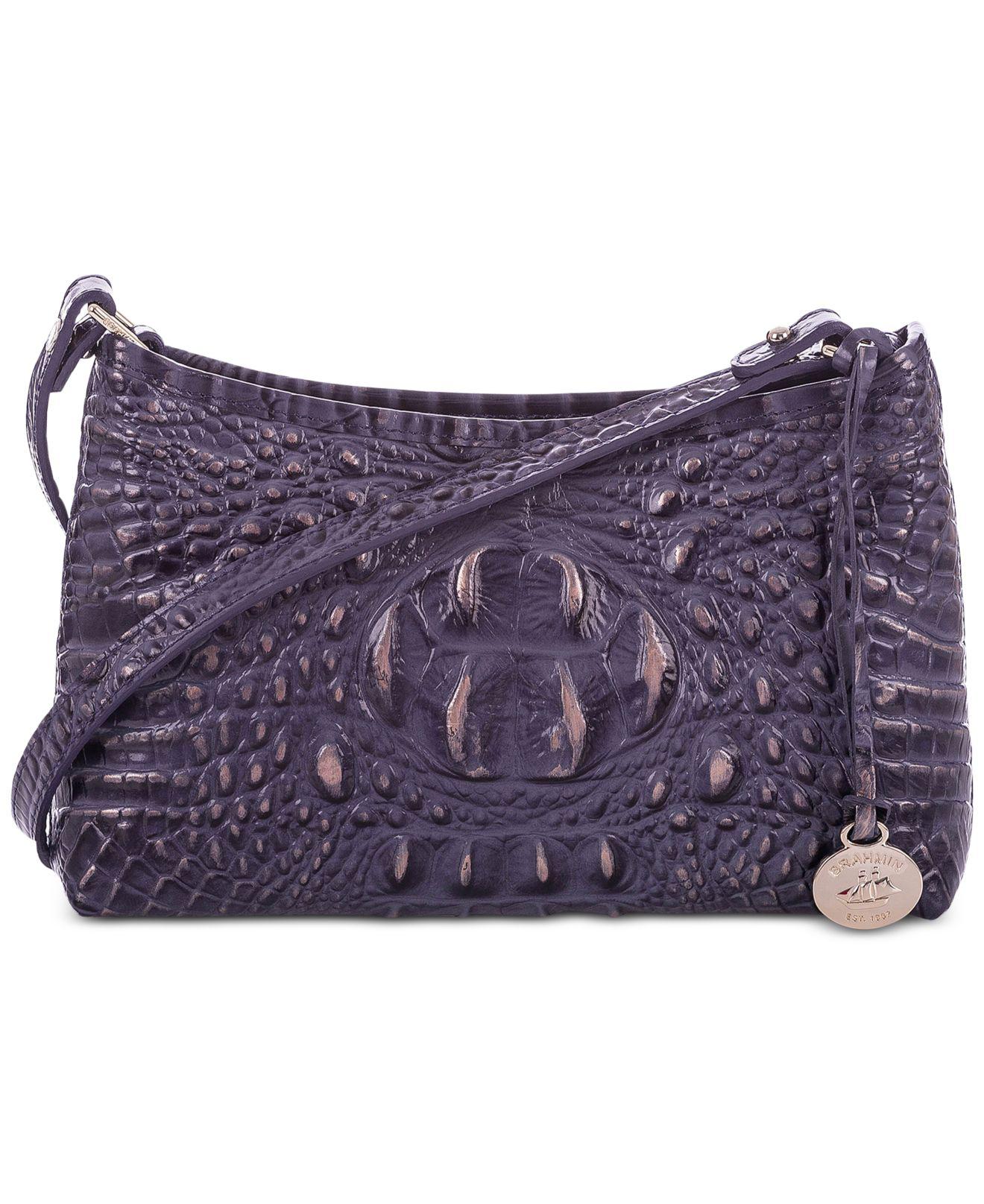 purple brahmin bag