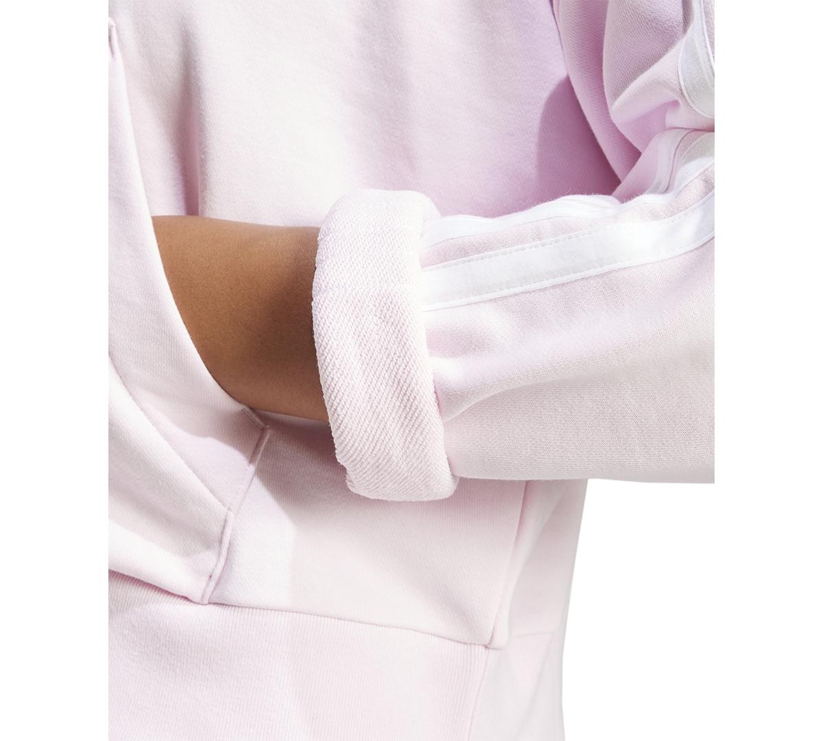 adidas The Essentials Relaxed Hooded Track Jacket in White
