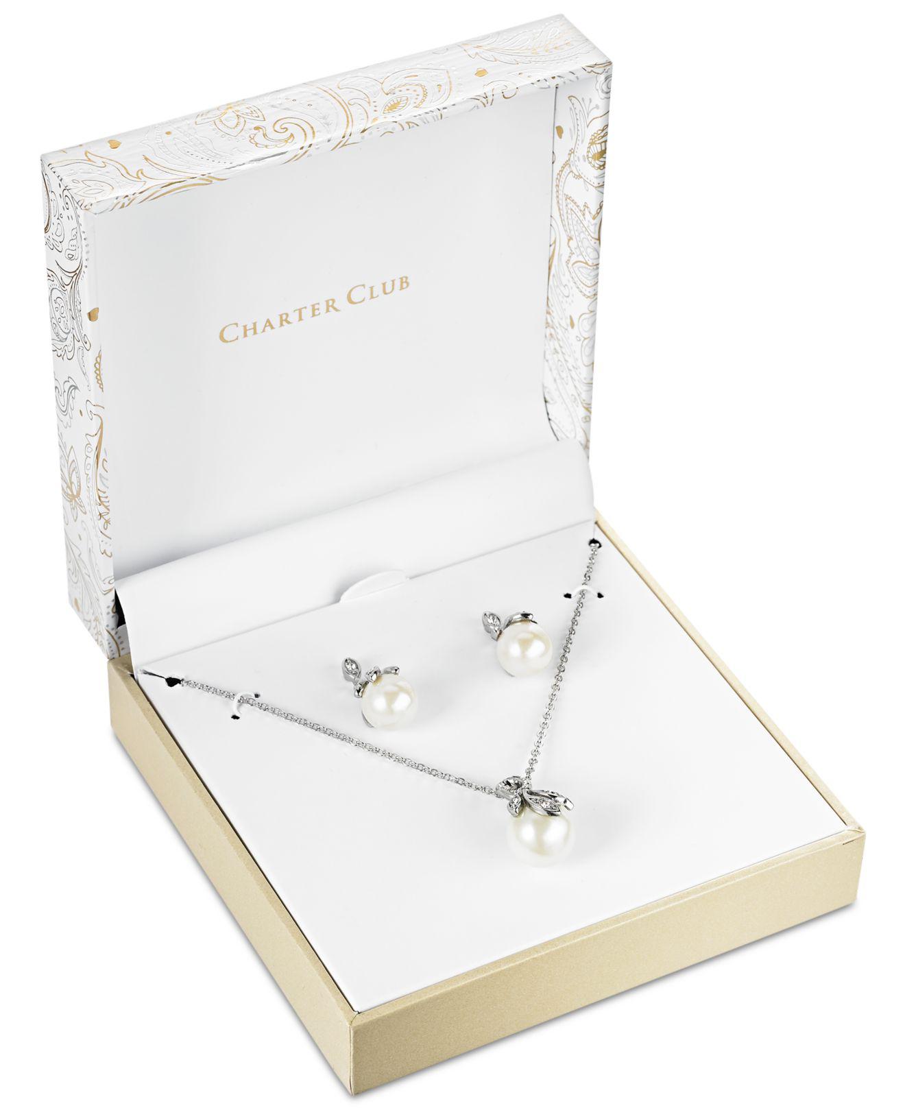 Macys charter club necklaces deals