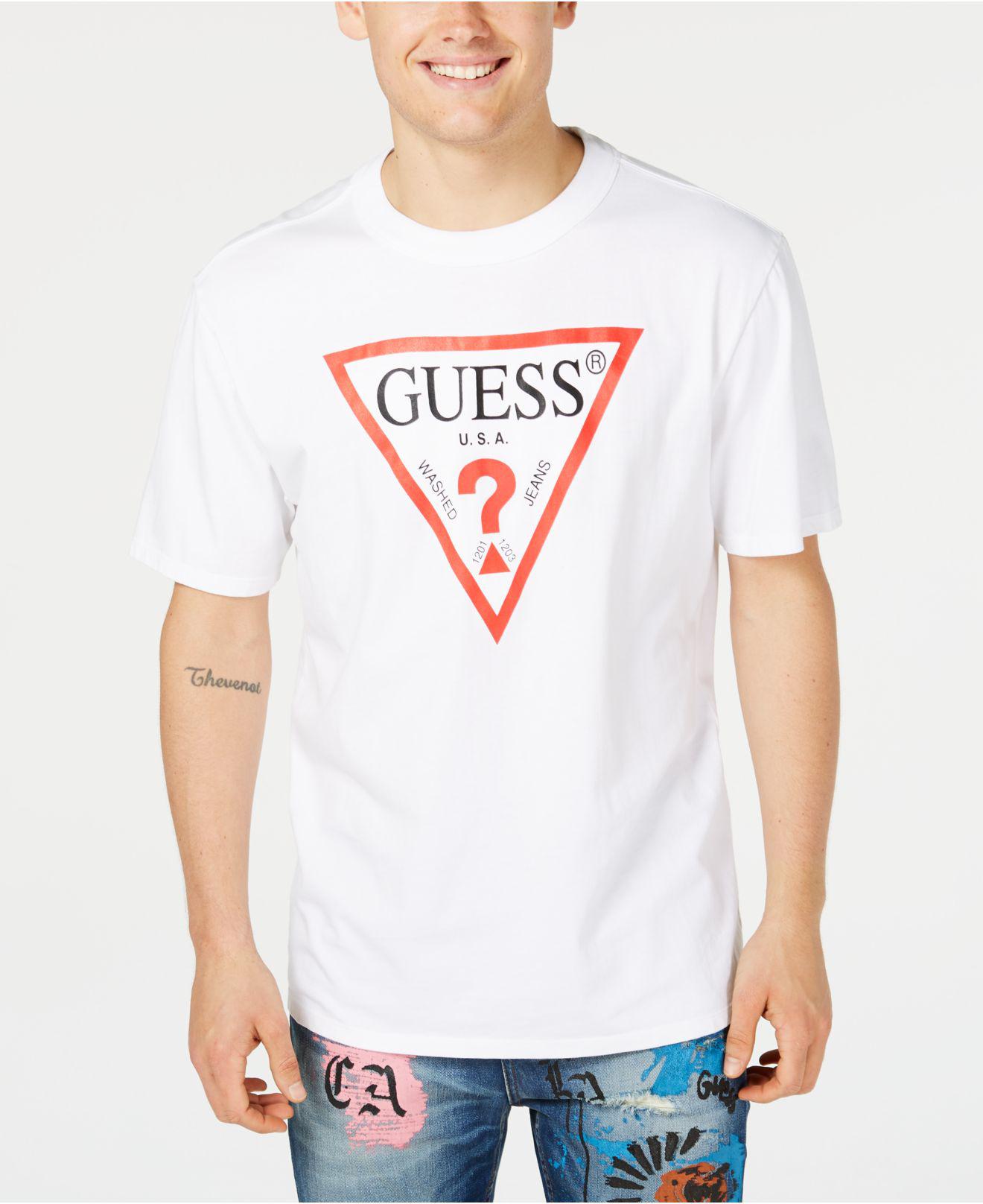 jeans triangle logo