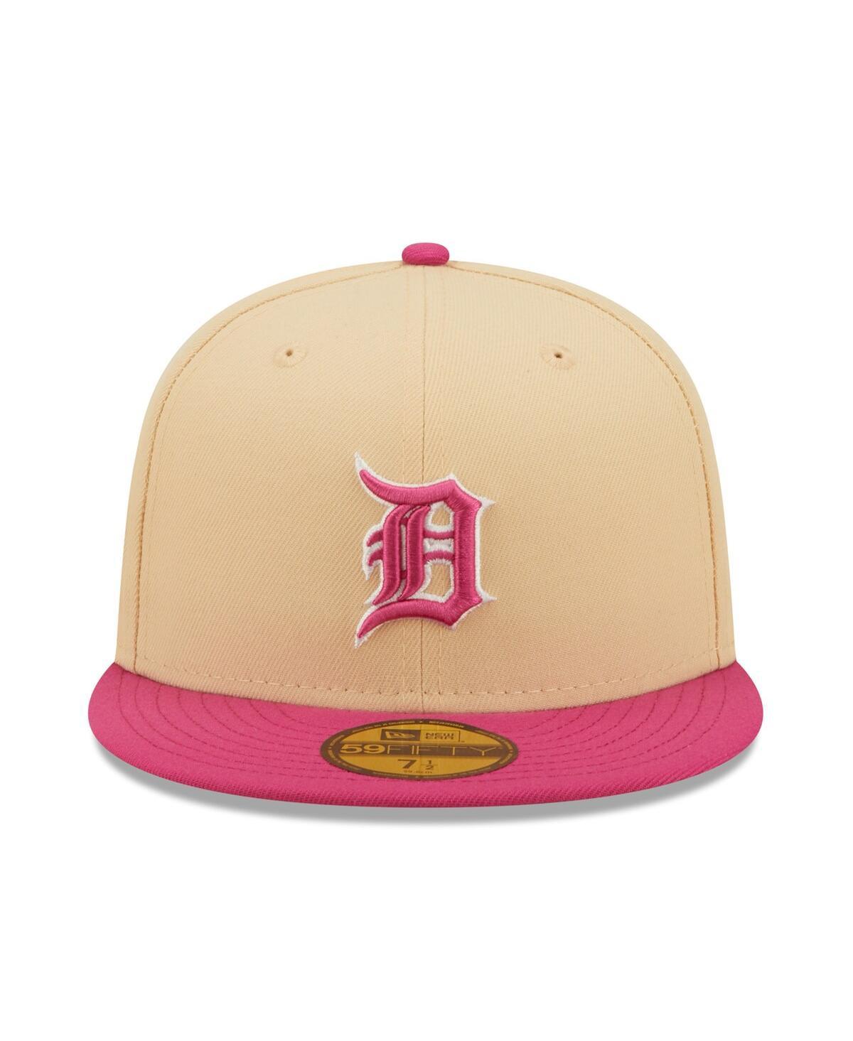 KTZ Orange And Pink Detroit Tigers Tiger Stadium Mango Passion 59fifty  Fitted Hat for Men