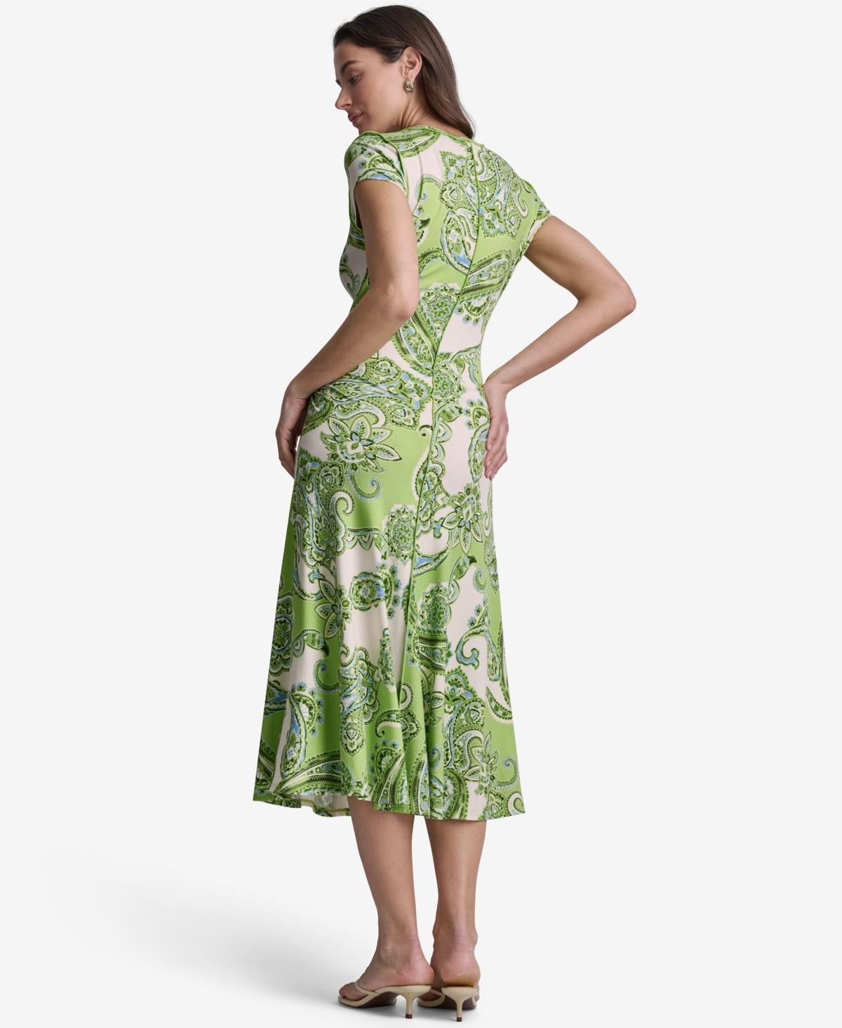 gray green dresser Oria Chiffon Mini Dress - Green main image 0
