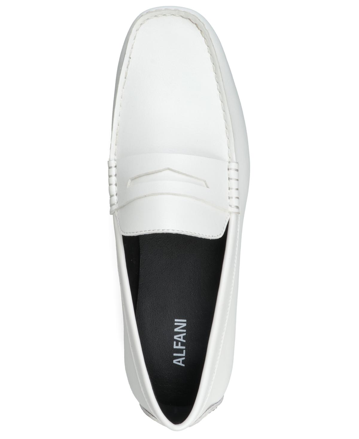 Alfani Masonn Slip-on Penny Driving Loafers in White for Men 