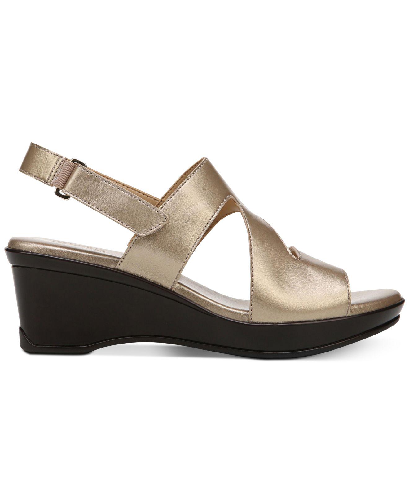 Naturalizer Valerie Wedge Sandals | Lyst