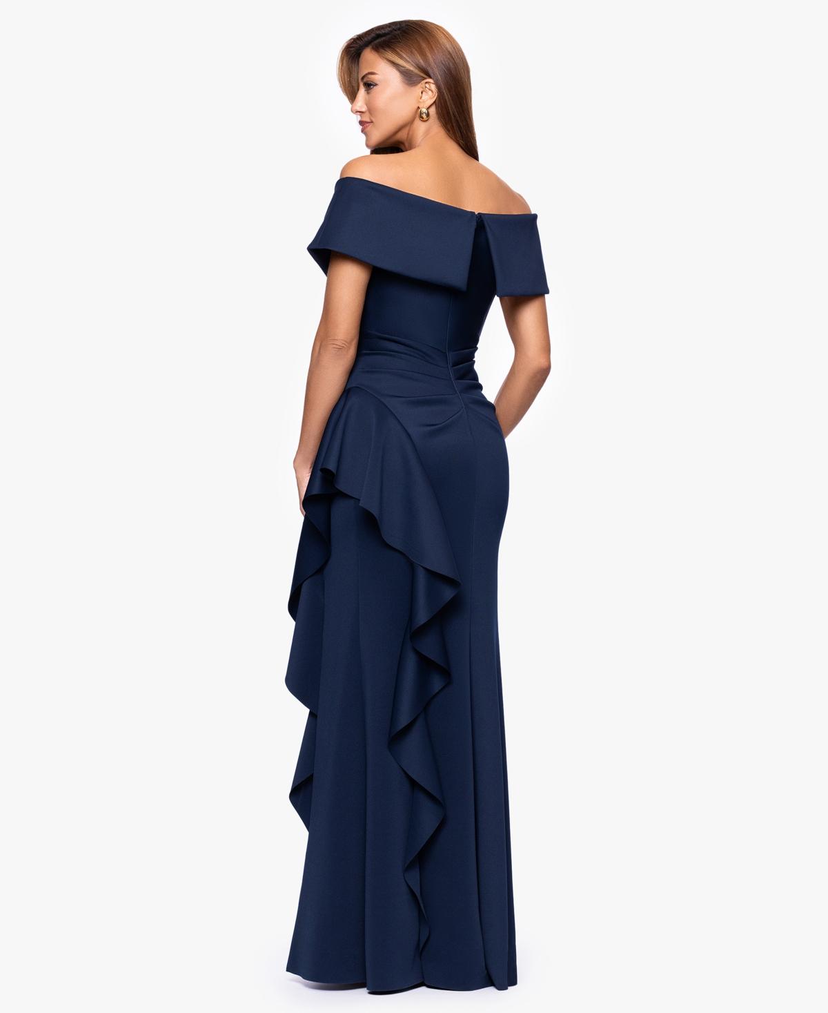 knit dress with slit Long slit knit dress main image 1