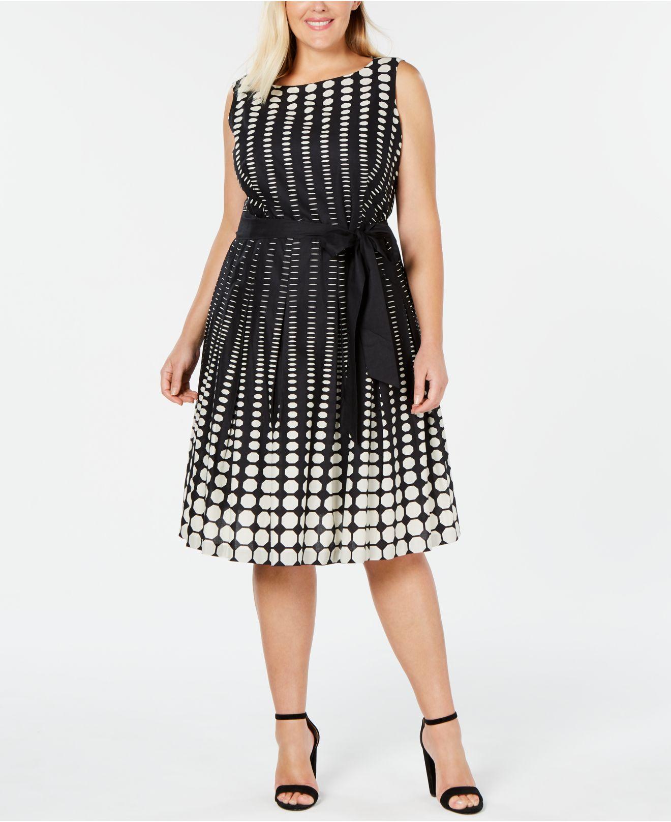 anne klein fit and flare dress