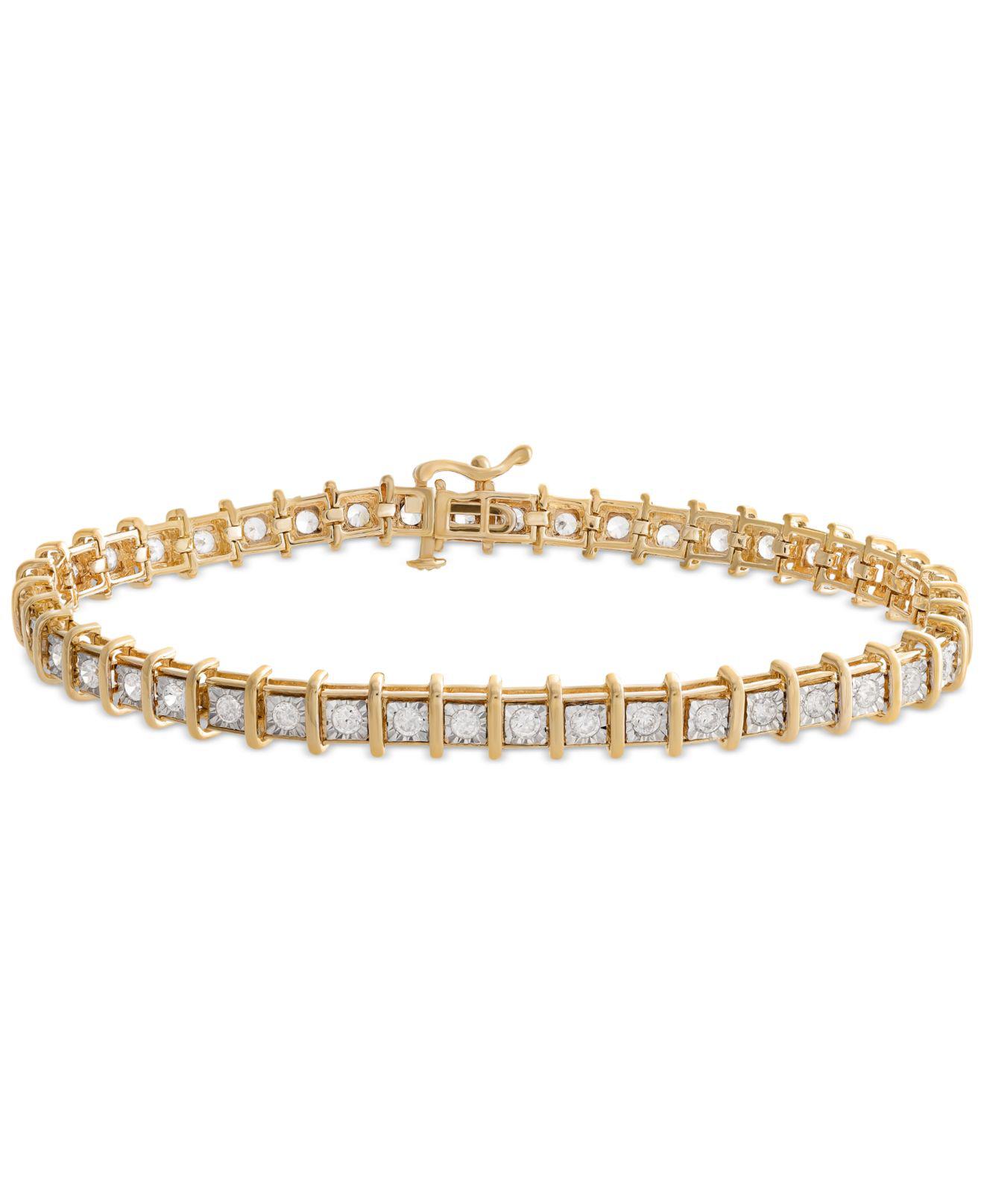 Diamond Tennis Bracelet 2 Ct T W In 14k Gold Rose Or White Diamond Tennis Bracelet 2 Ct T W In 14k Gold Rose Or White