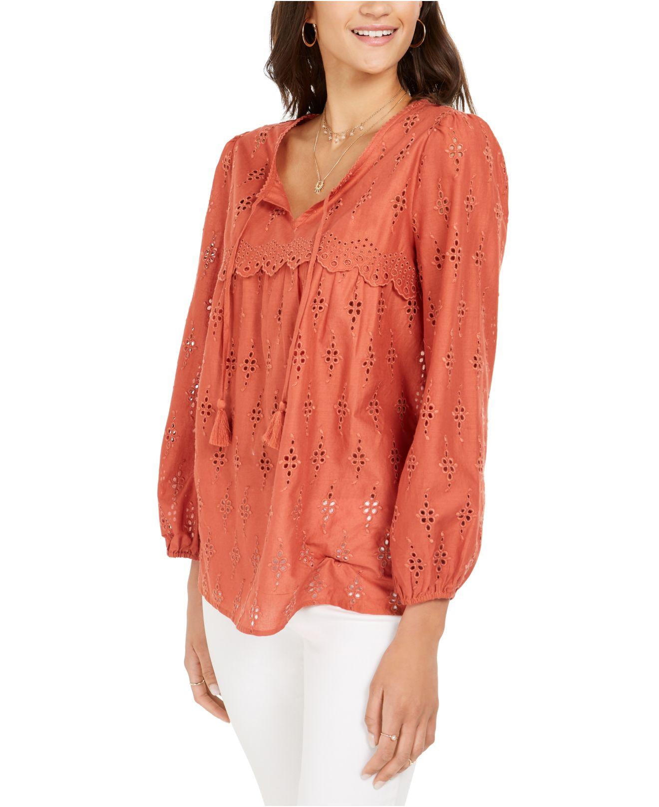 macy's style and co blouses