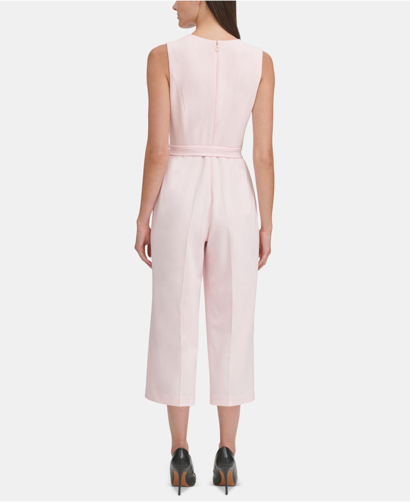 tommy hilfiger cropped jumpsuit
