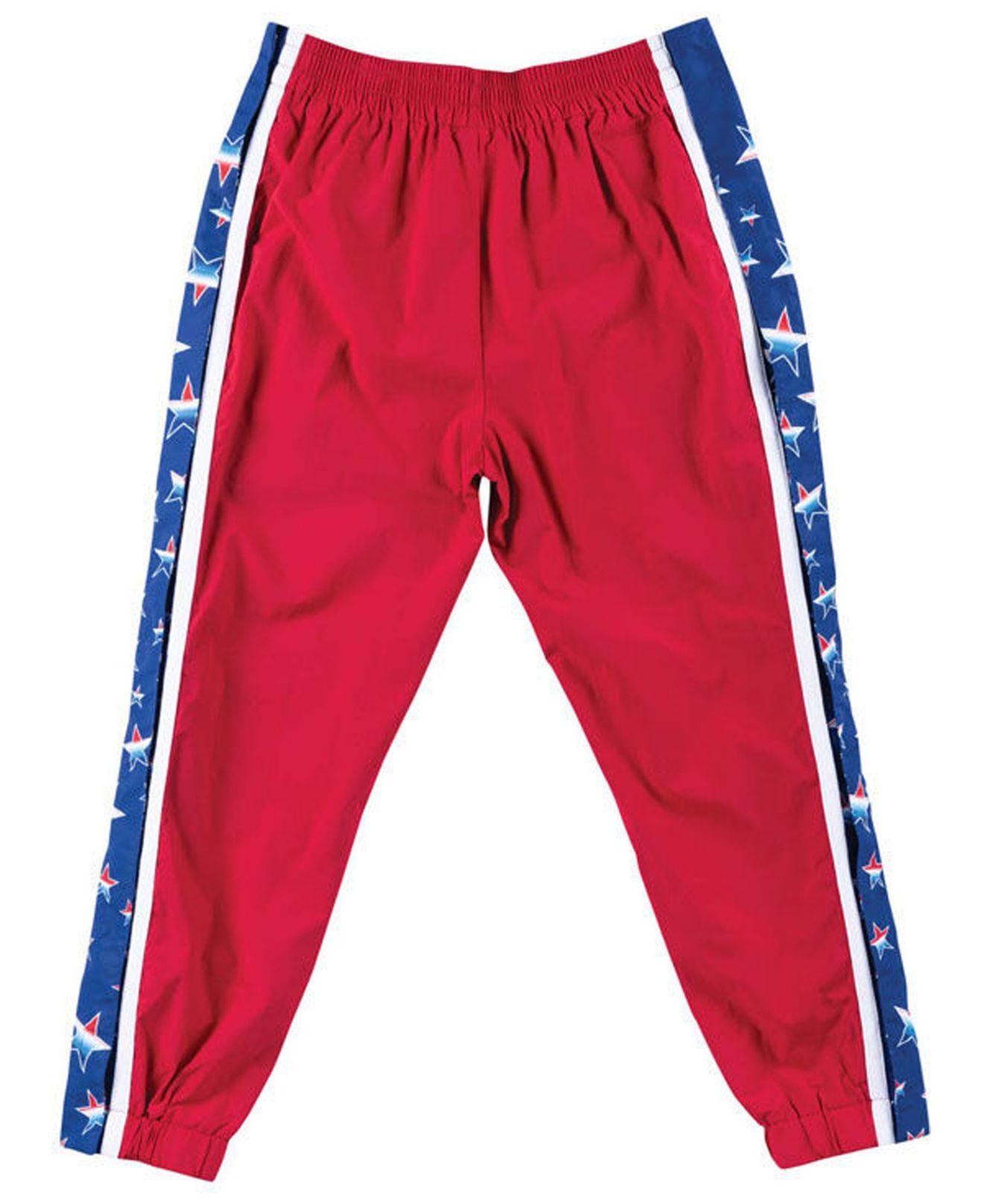 Mitchell & Ness Philadelphia 76ers Tear Away Jogger Pants in Red