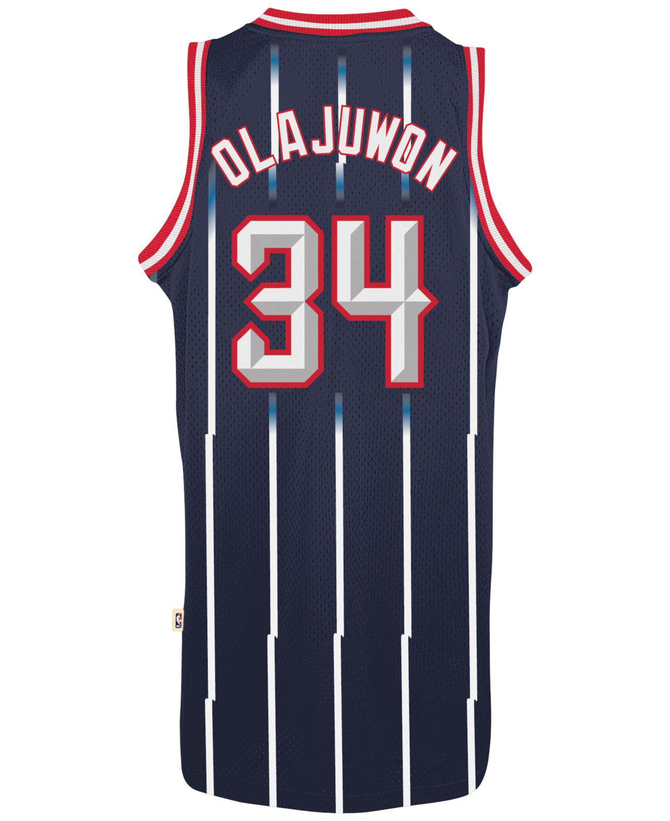 hakeem olajuwon rockets jersey