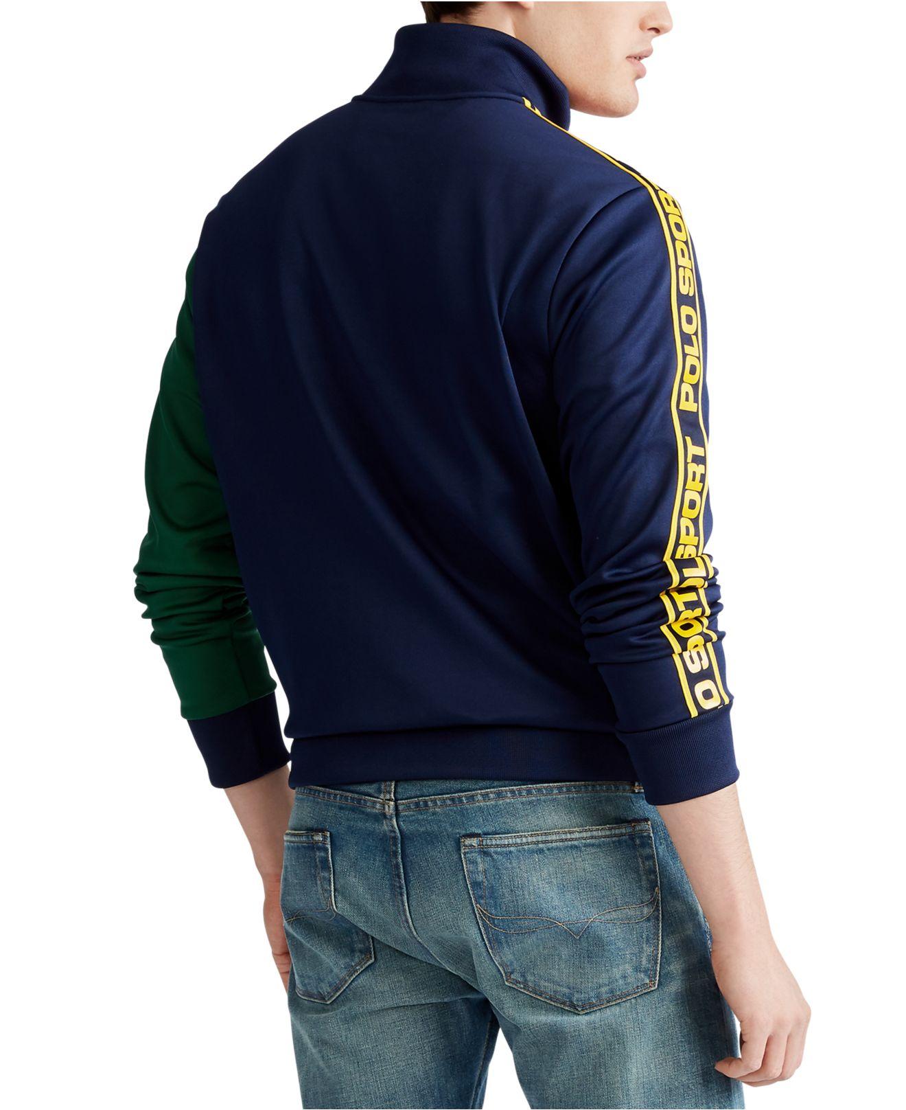 Download Polo Ralph Lauren Polo Sport Tricot Fleece Track Jacket in ...