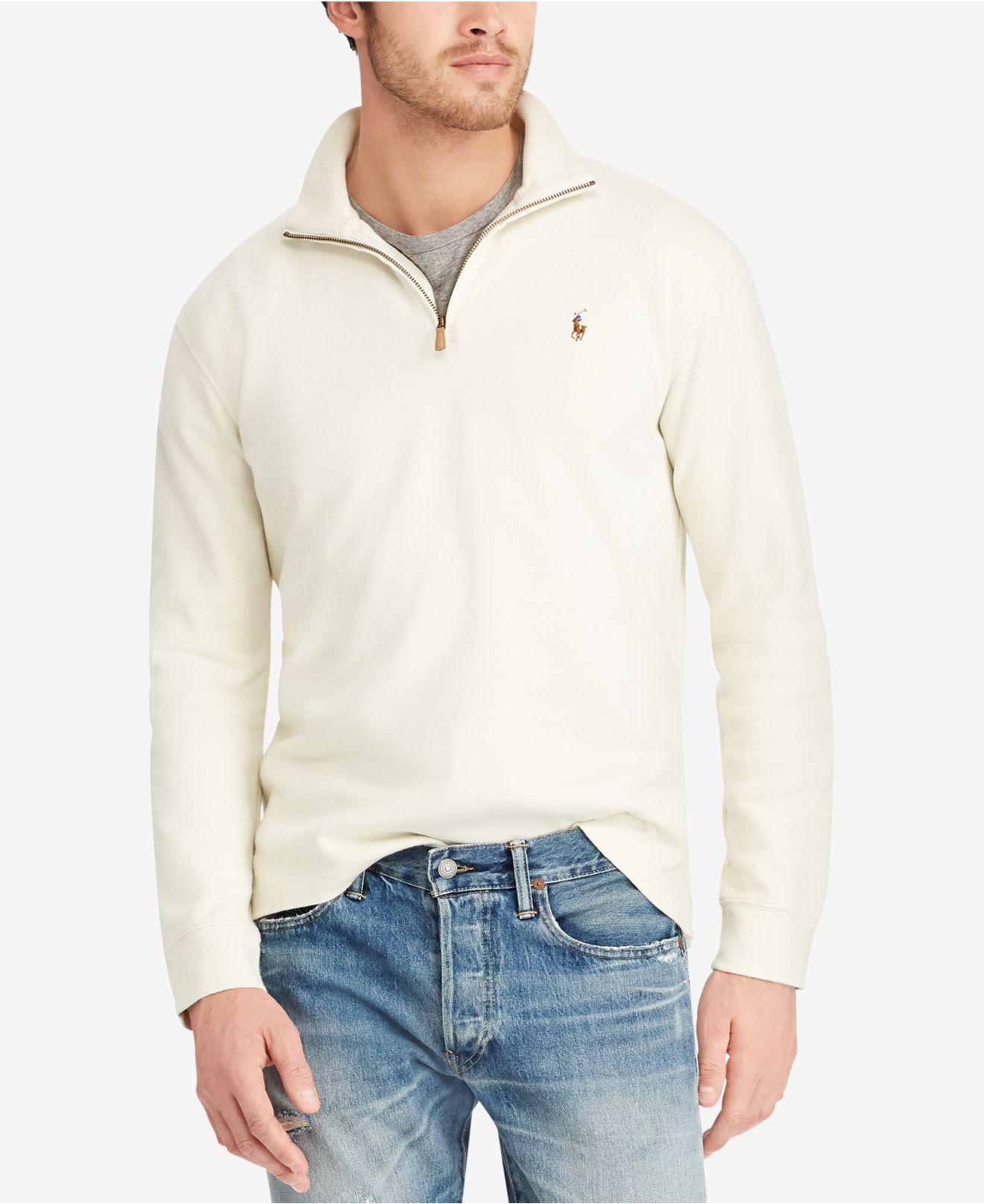 Download Lyst - Polo Ralph Lauren Estate-rib Mock-neck Pullover ...