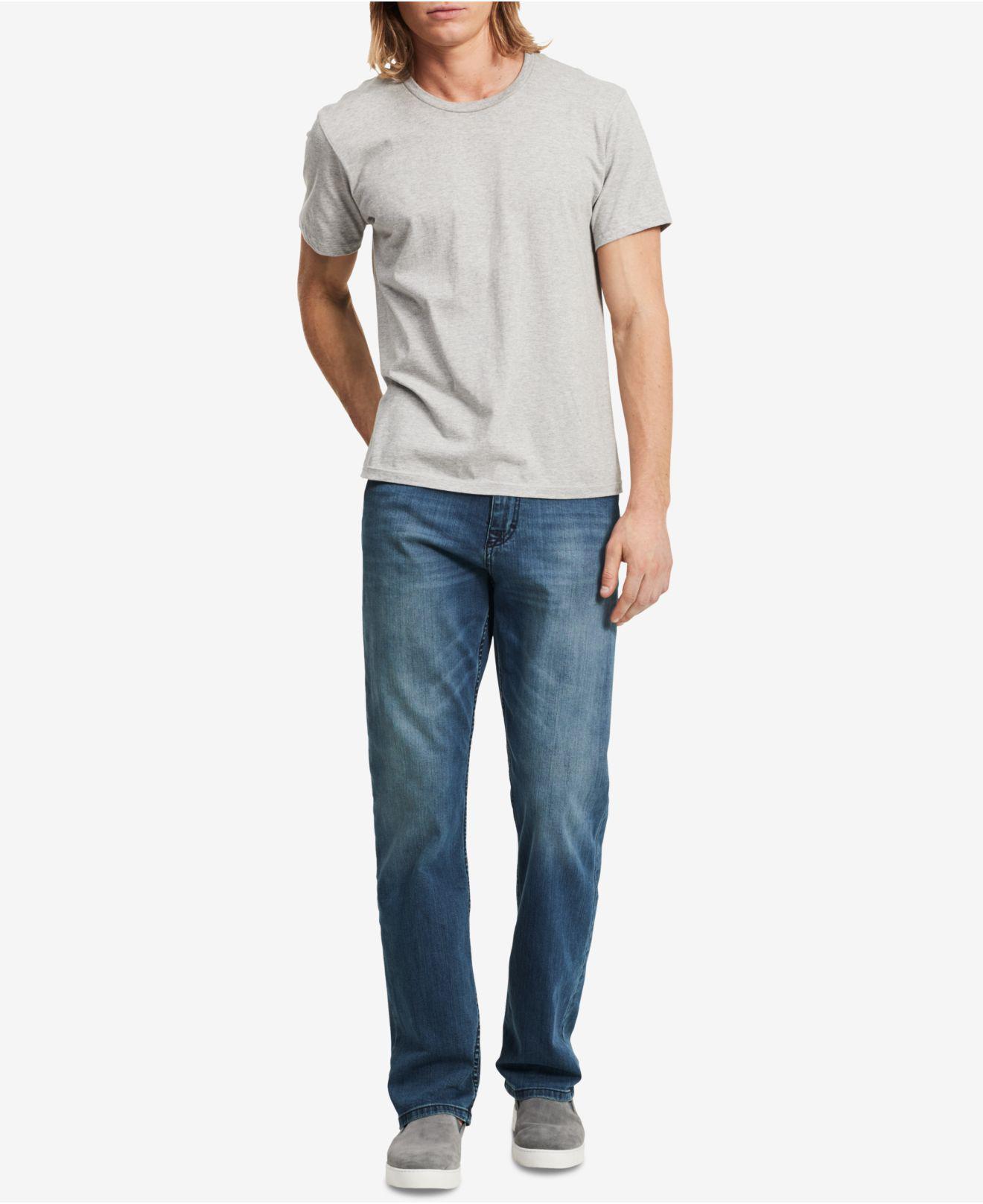 Calvin Klein Relaxed Fit Jeans in Blue for Men - Lyst