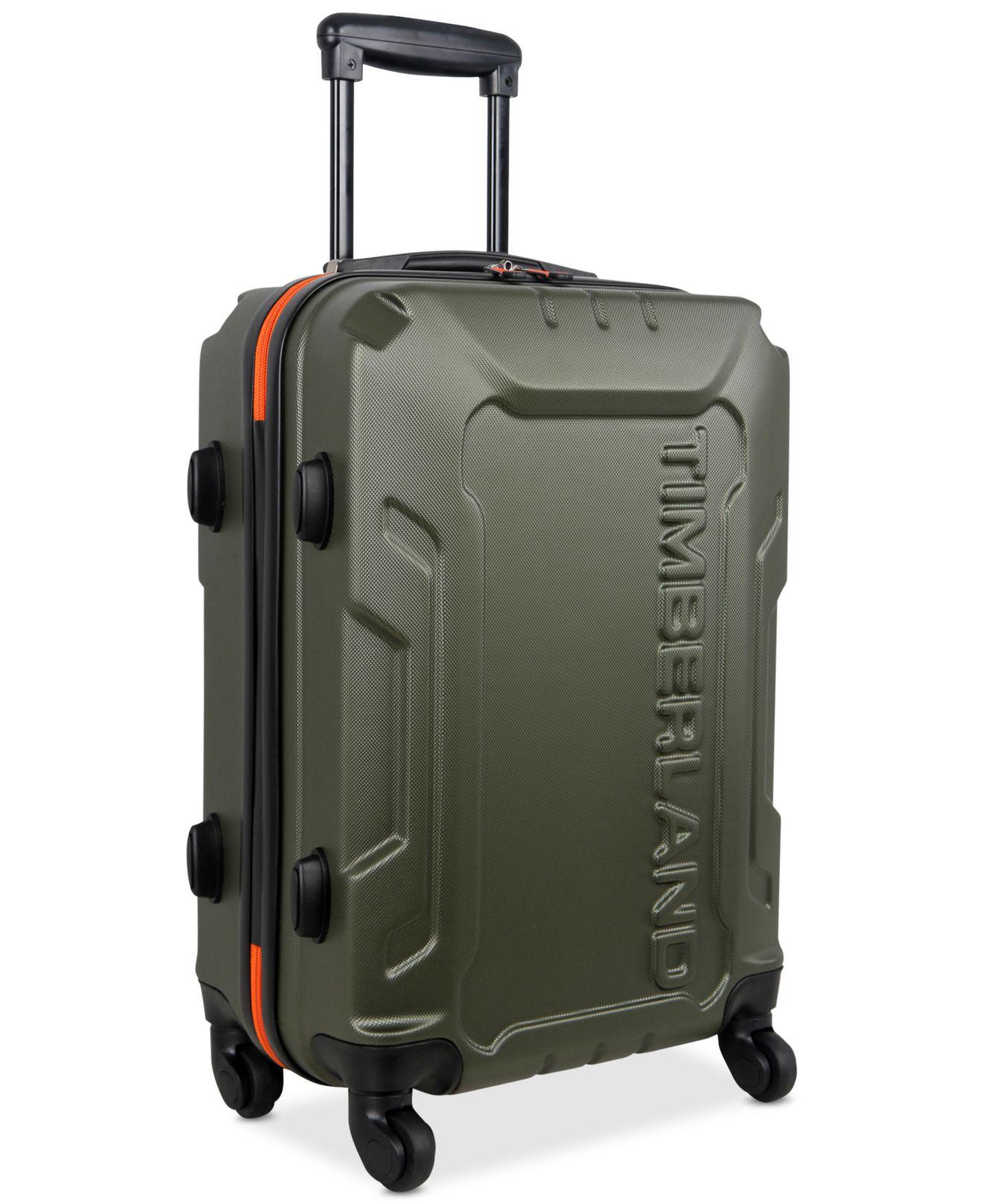 Timberland Boscawen 21" Carry-on Lightweight Hardside Spinner Suitcase in  Burnt Olive (Green) for Men | Lyst