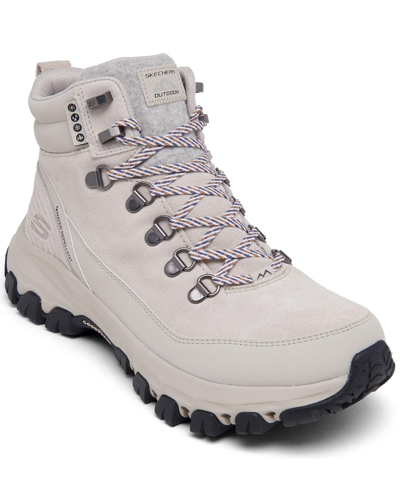 Skechers Relaxed Fit - Edgemont - High Profile Hiking Sneaker Boots From  Finish Line in Gray | Lyst