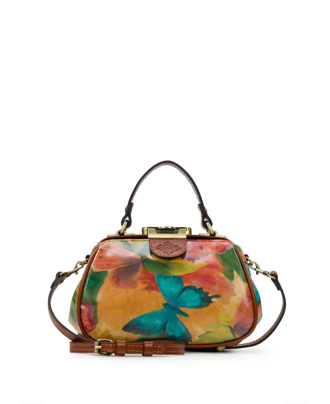 Patricia Nash Antica Mini Leather Frame Bag | Lyst