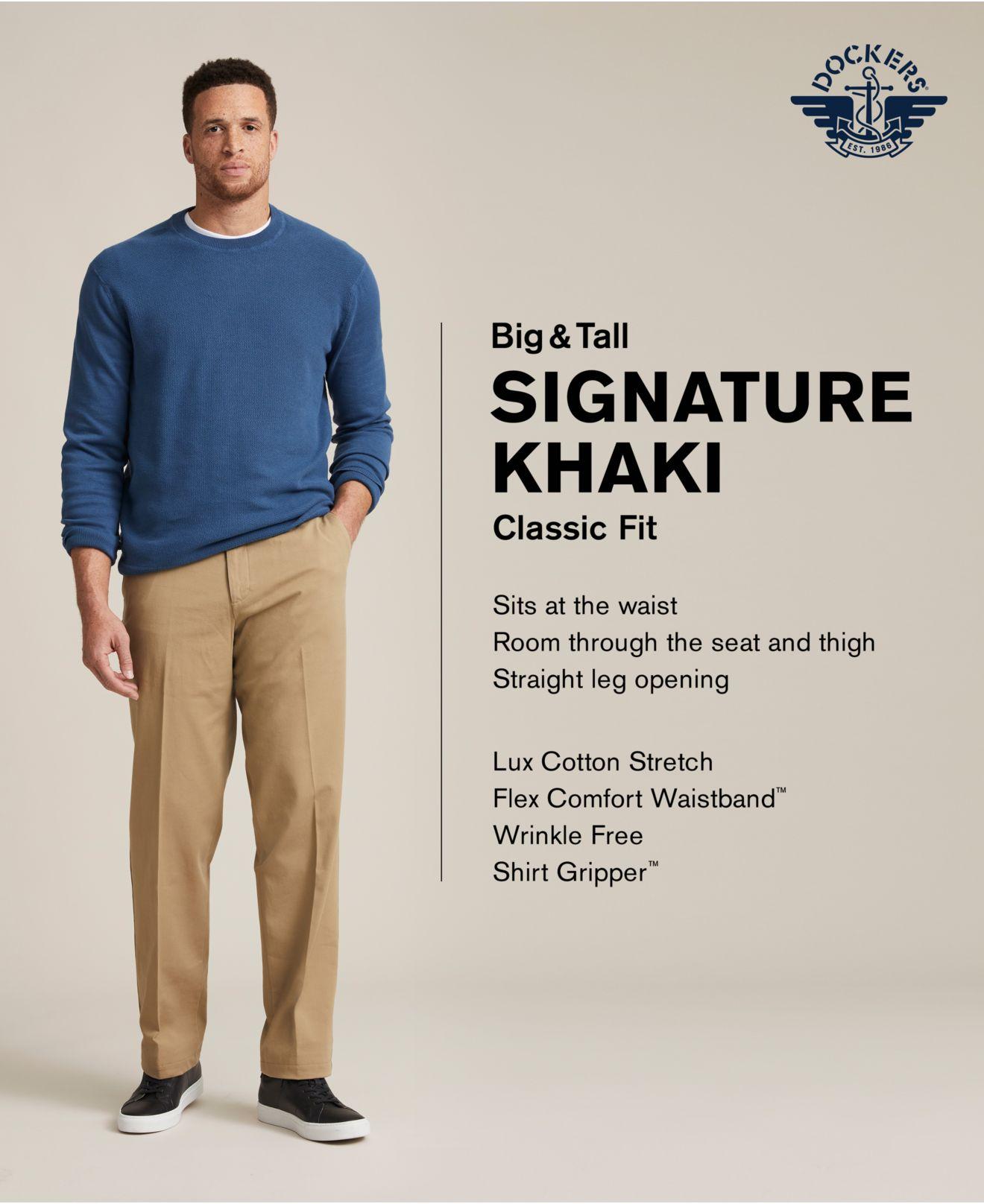 big and tall khaki pants