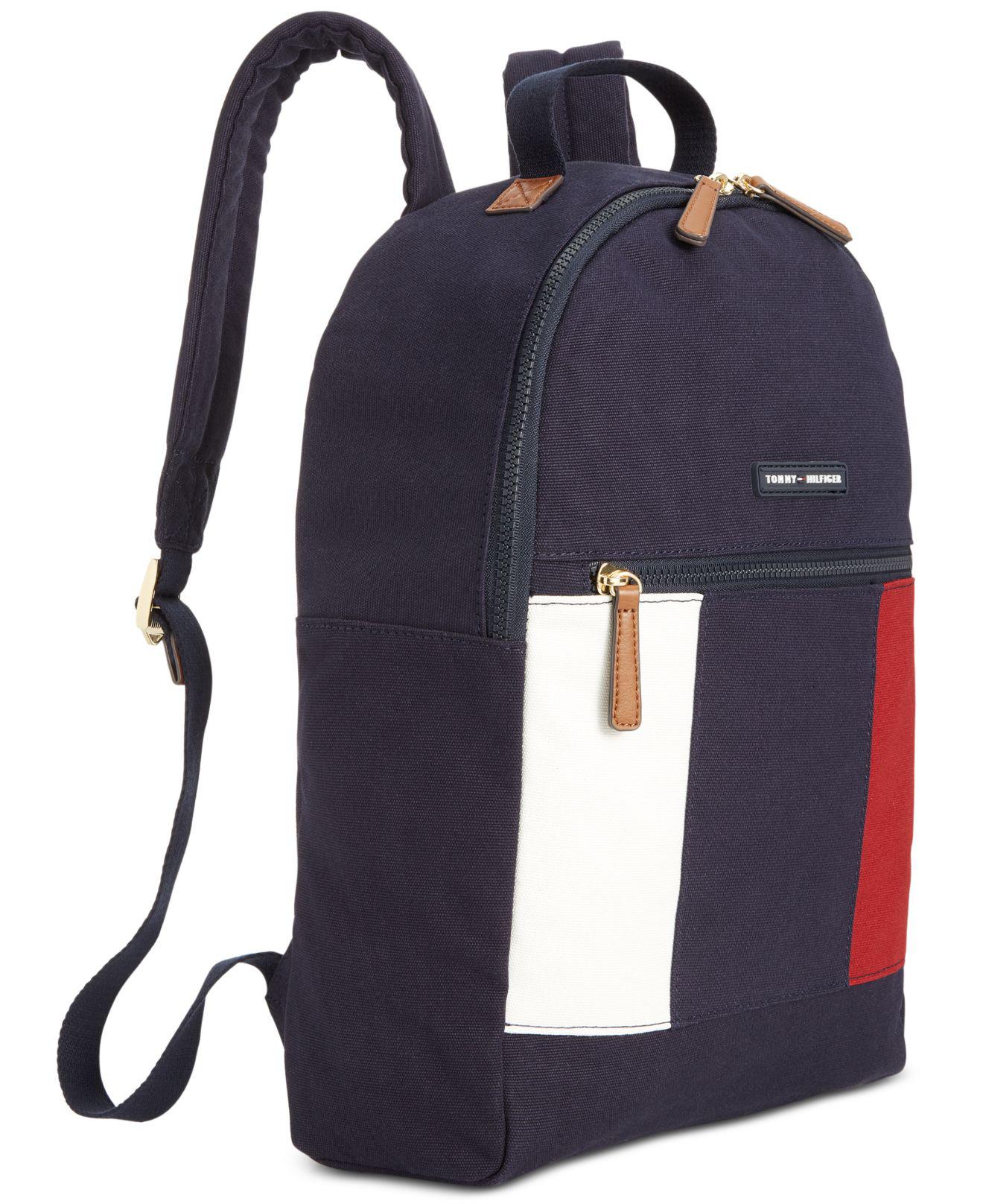 tommy hilfiger flag backpack