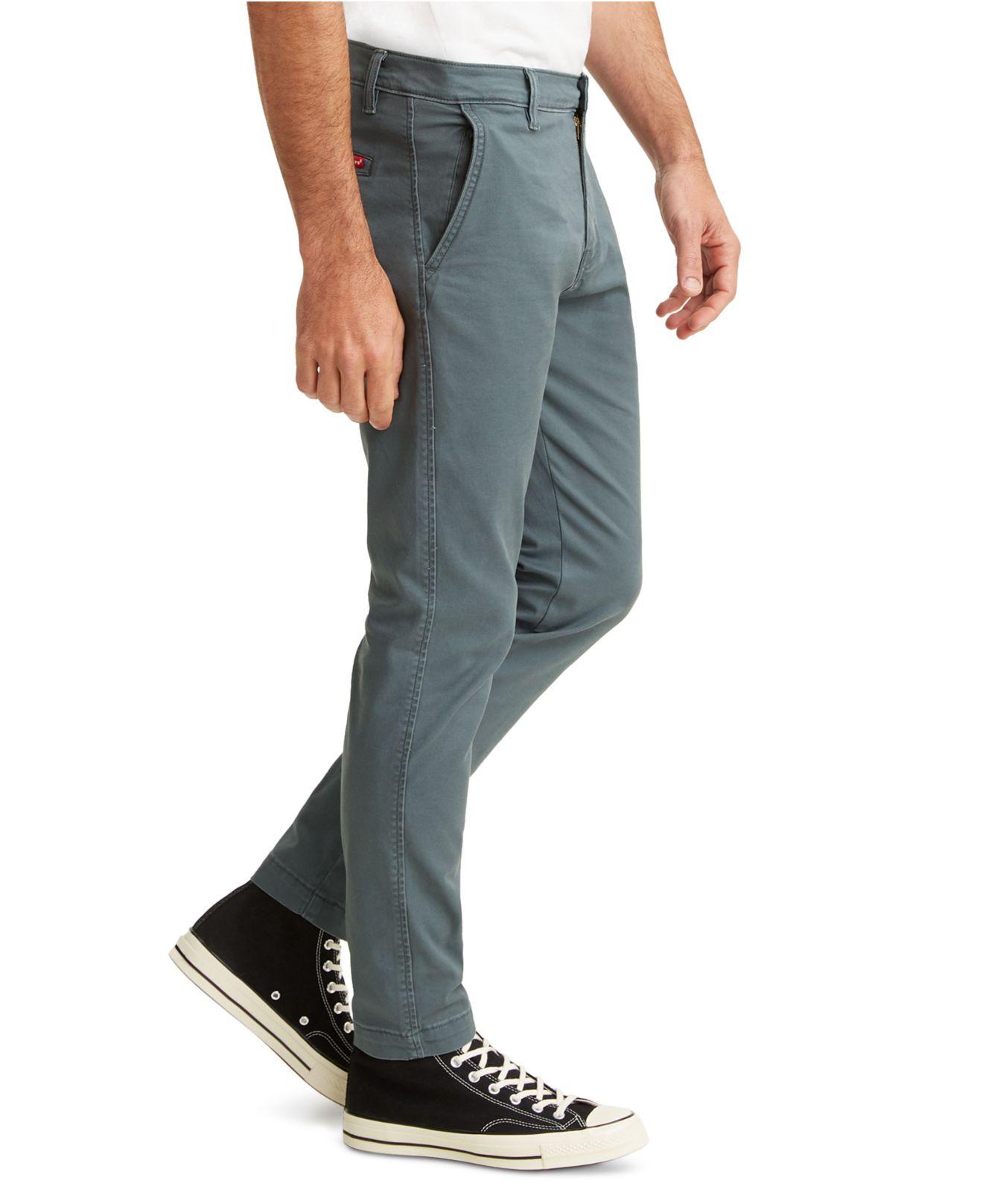 Levi's Cotton Xx Tapered Chino Pants in dk Slate (Blue) for Men | Lyst