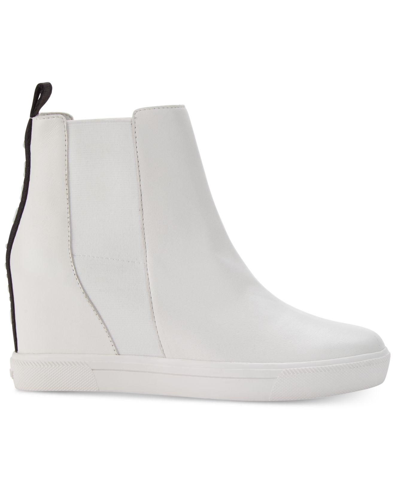 dkny coley wedge sneakers