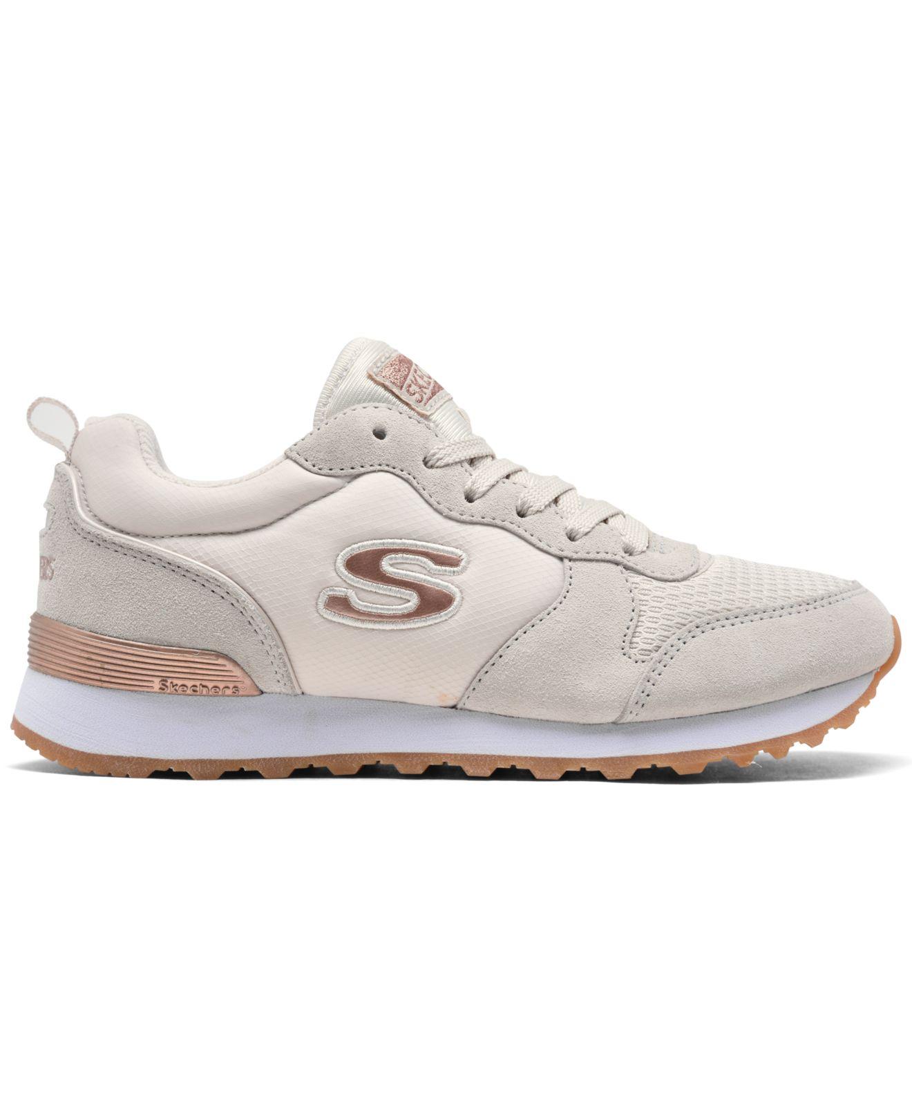 Skechers Suede Og 85 - Gold'n Gurl Walking Sneakers From Finish Line | Lyst