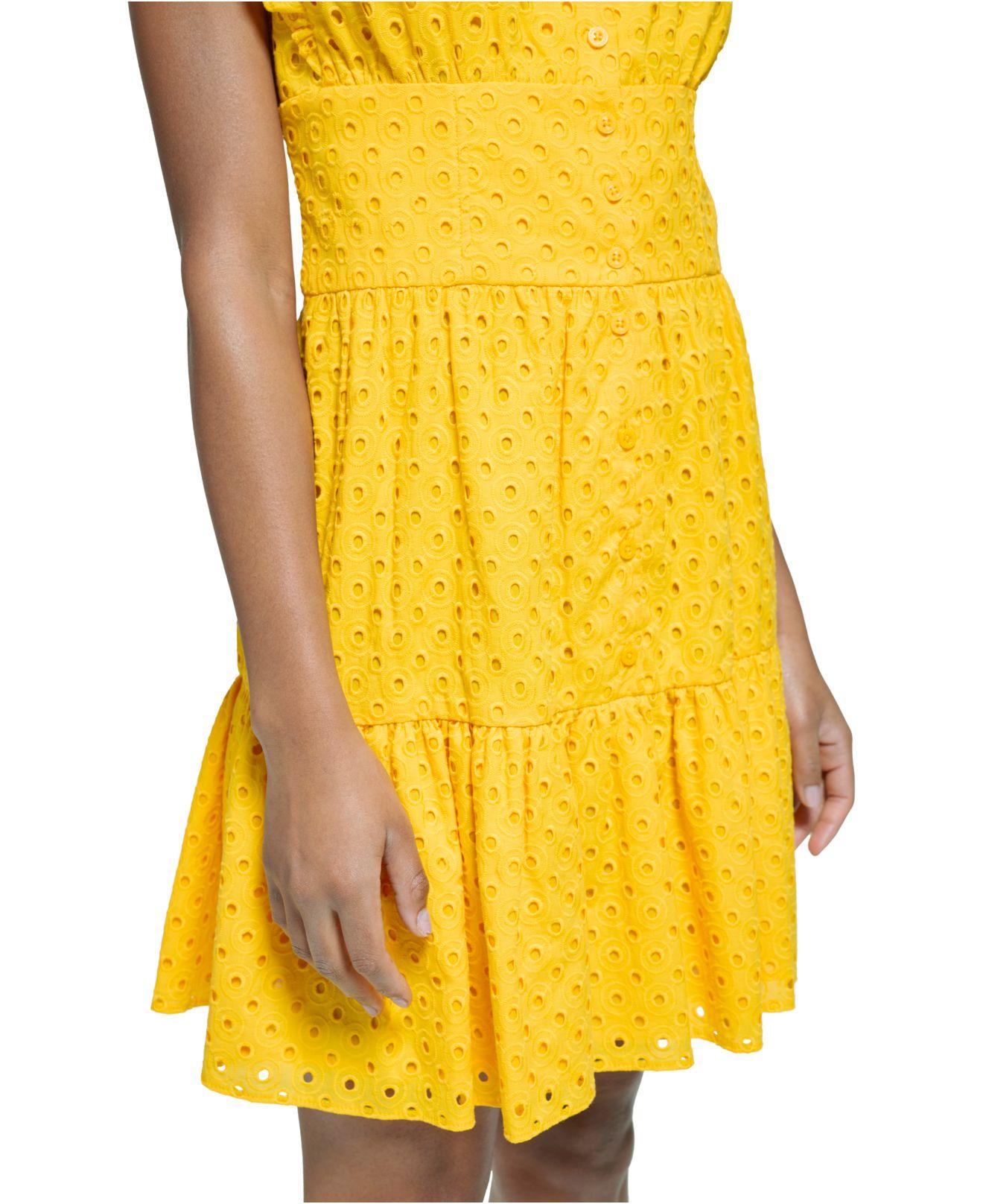 Karl lagerfeld yellow clearance dress