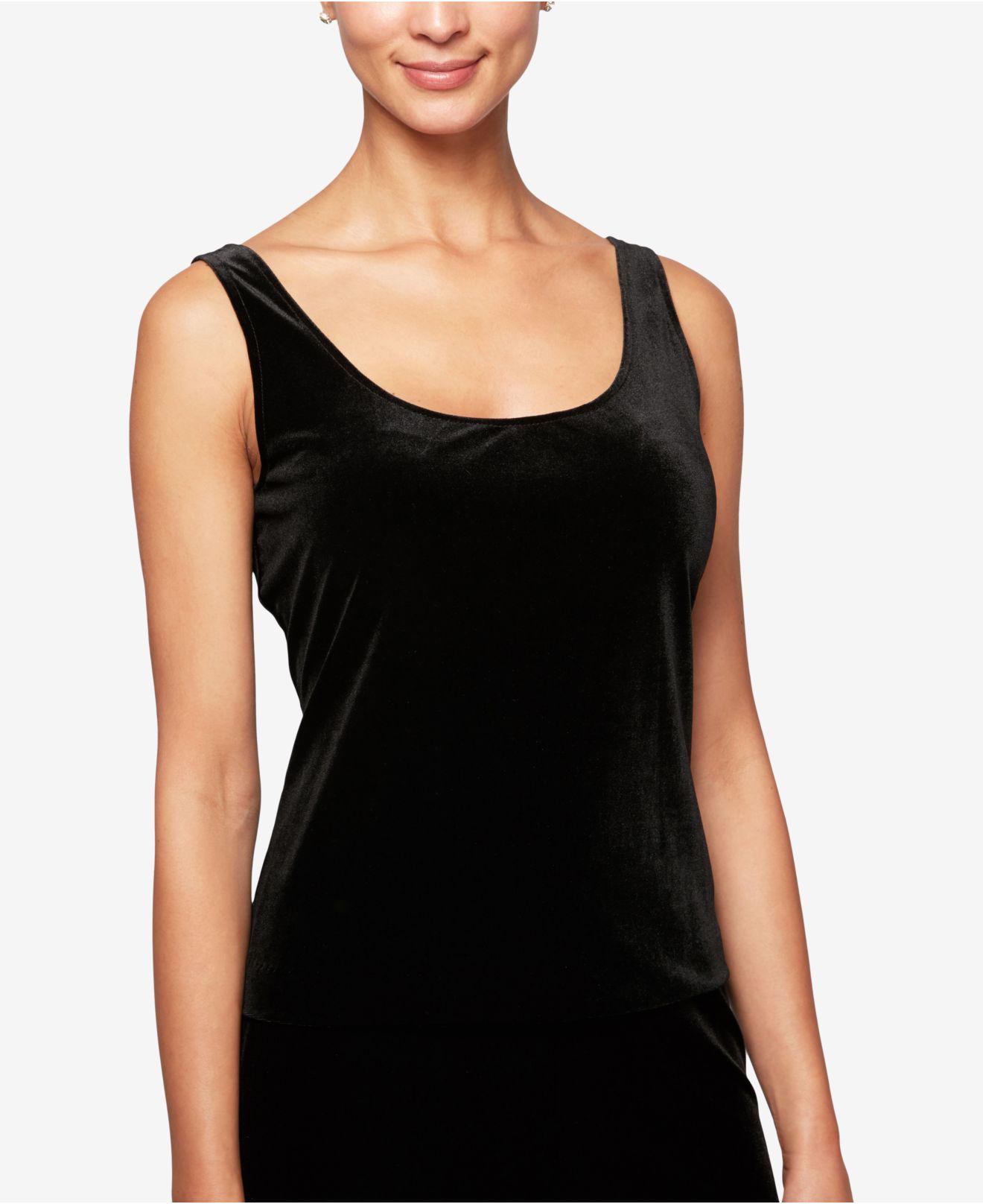 Alex Evenings Sequined Velvet Jacket 