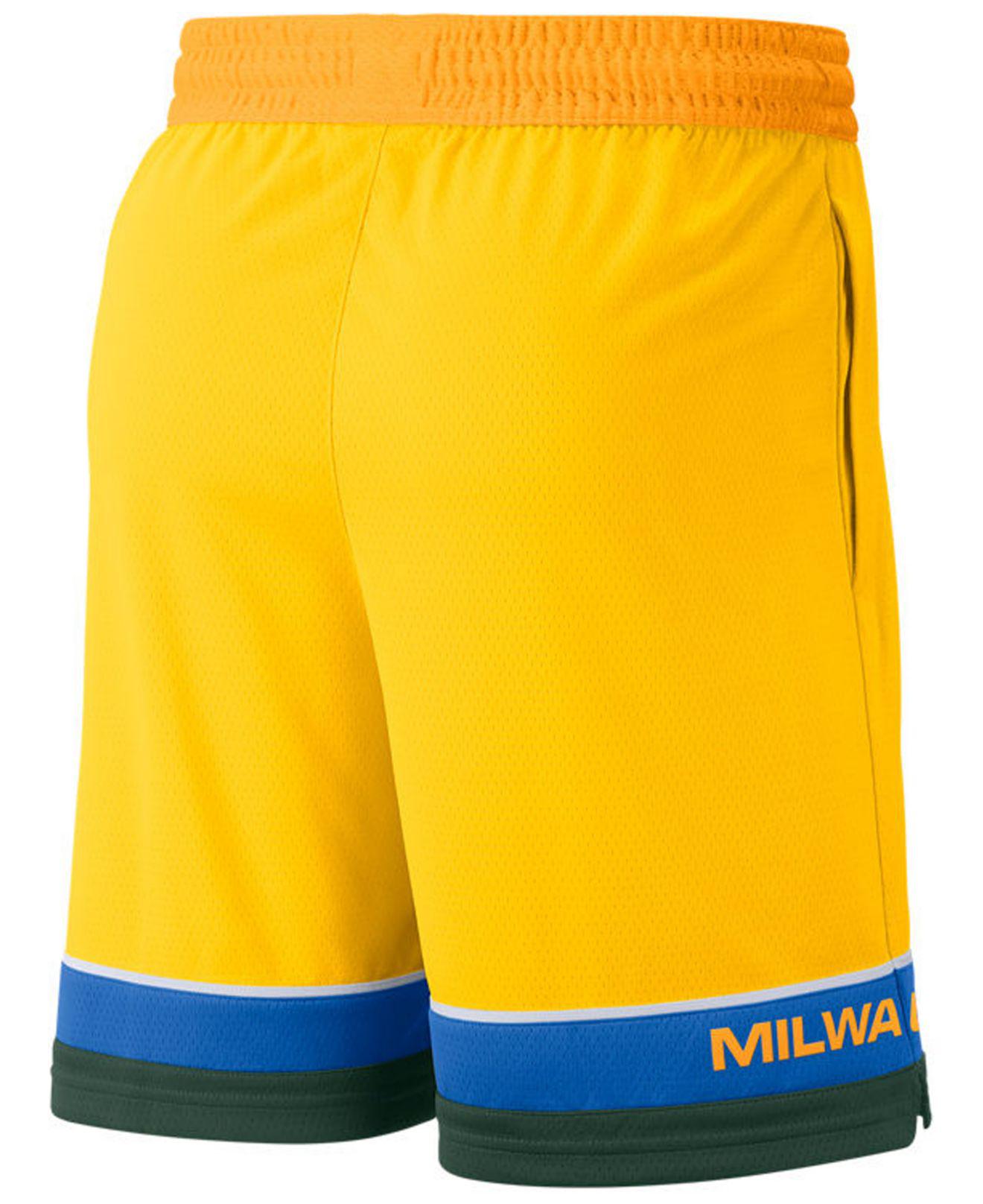 فلتر هواء Nike Milwaukee Bucks City Swingman Shorts in Yellow for Men | Lyst فلتر هواء