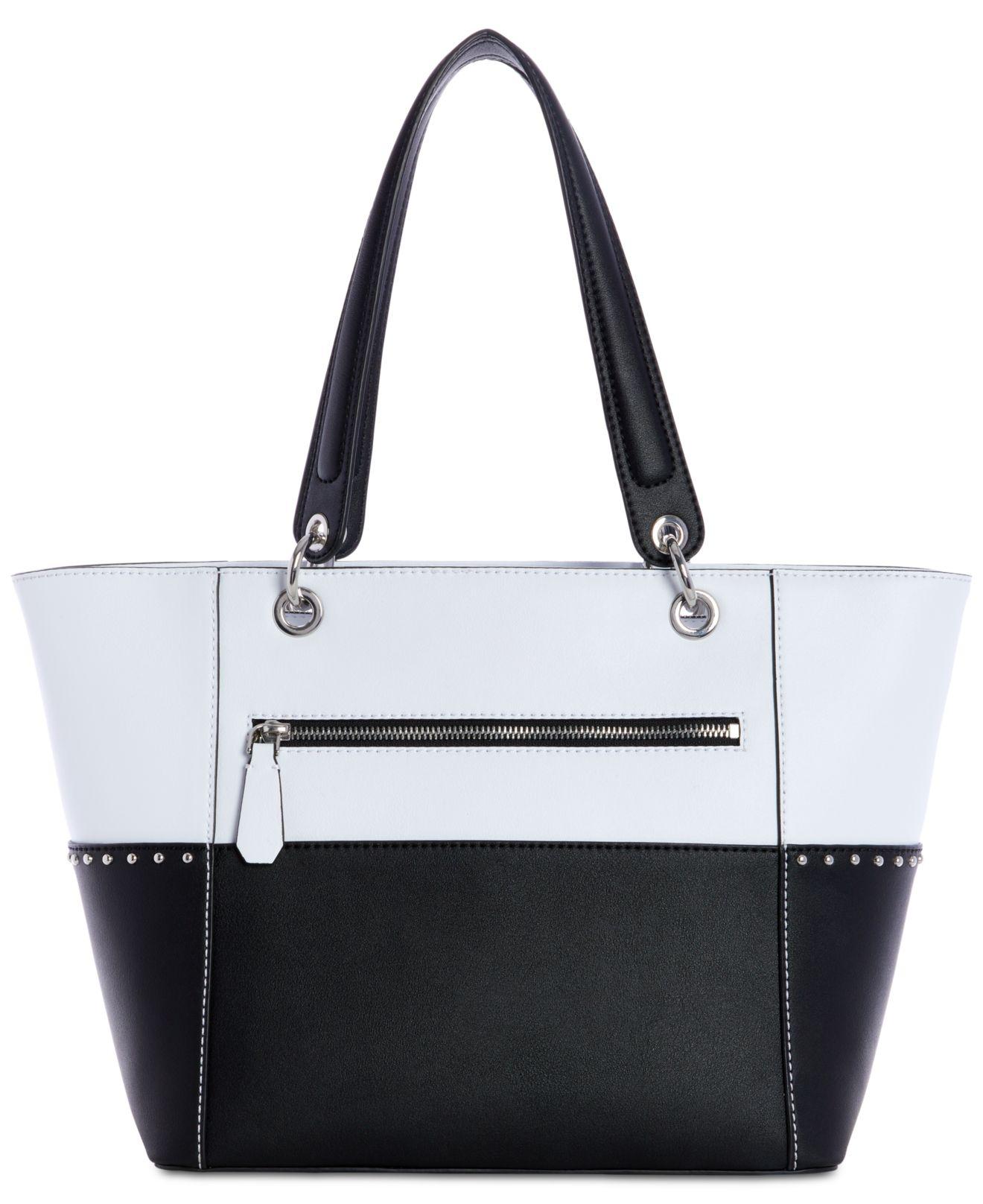 guess kamryn tote black