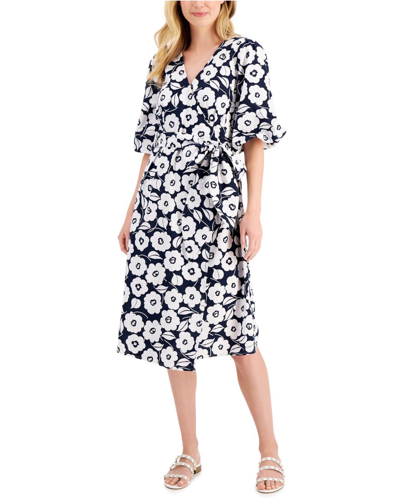 macys linen dresses