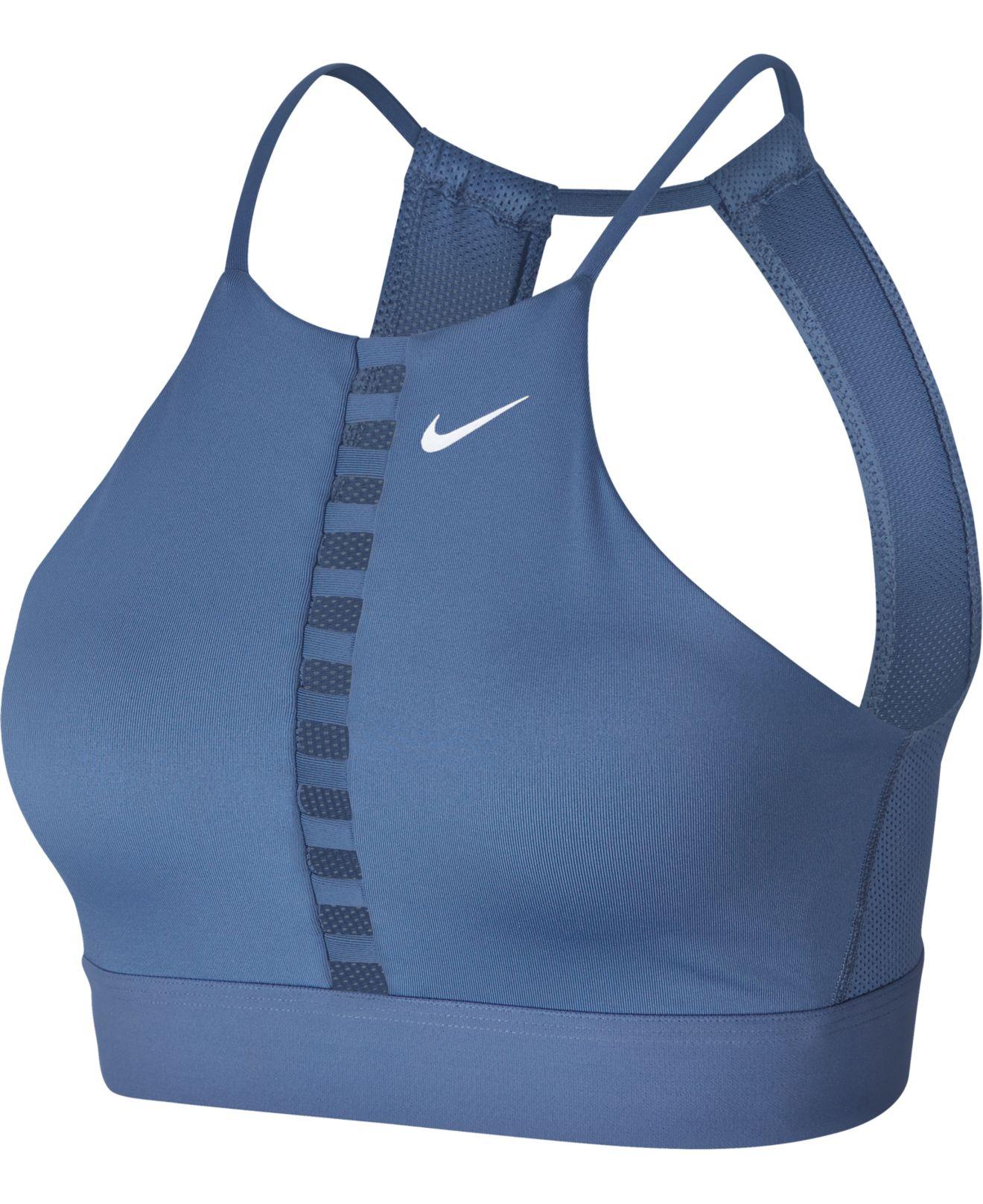 blue sports bra nike