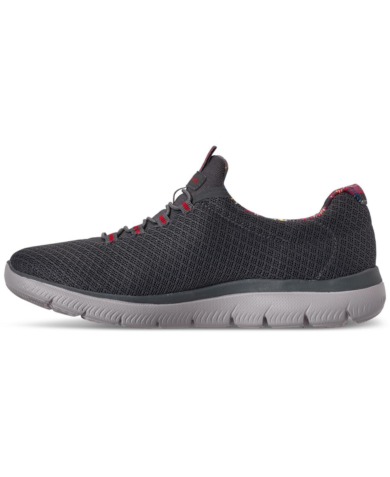 skechers women's summits wide width athletic sneakers from finish line
