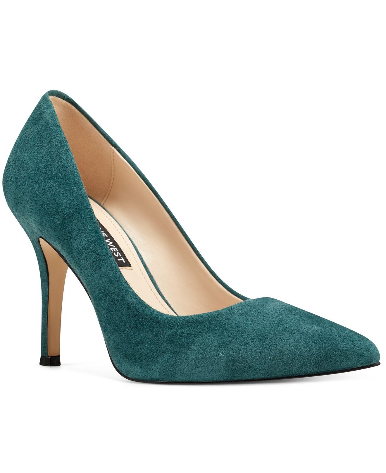 West Flax Pumps in Green | Lyst