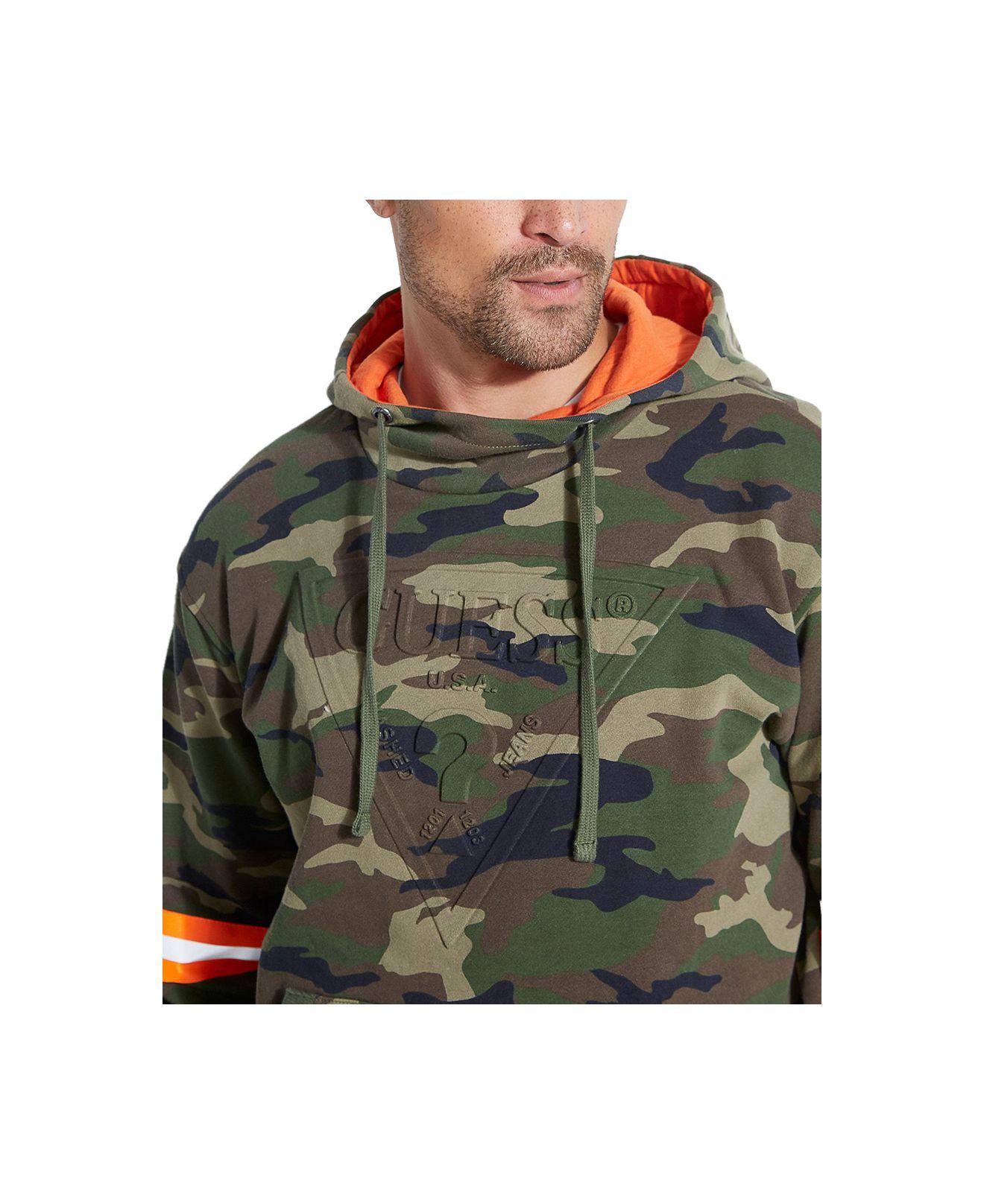 guess camo sweatshirt