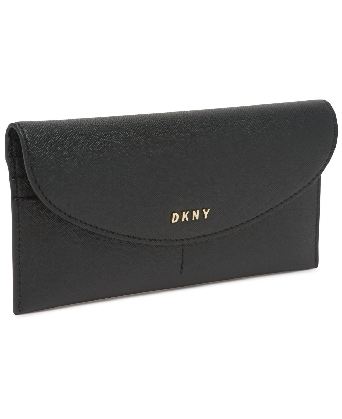 dkny wallet black