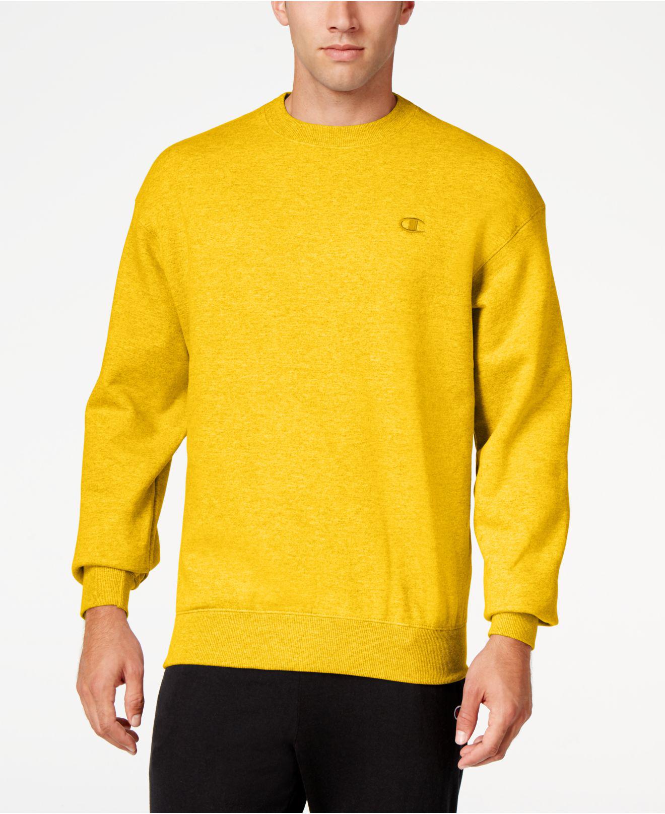 champion men's powerblend fleece sweatshirt